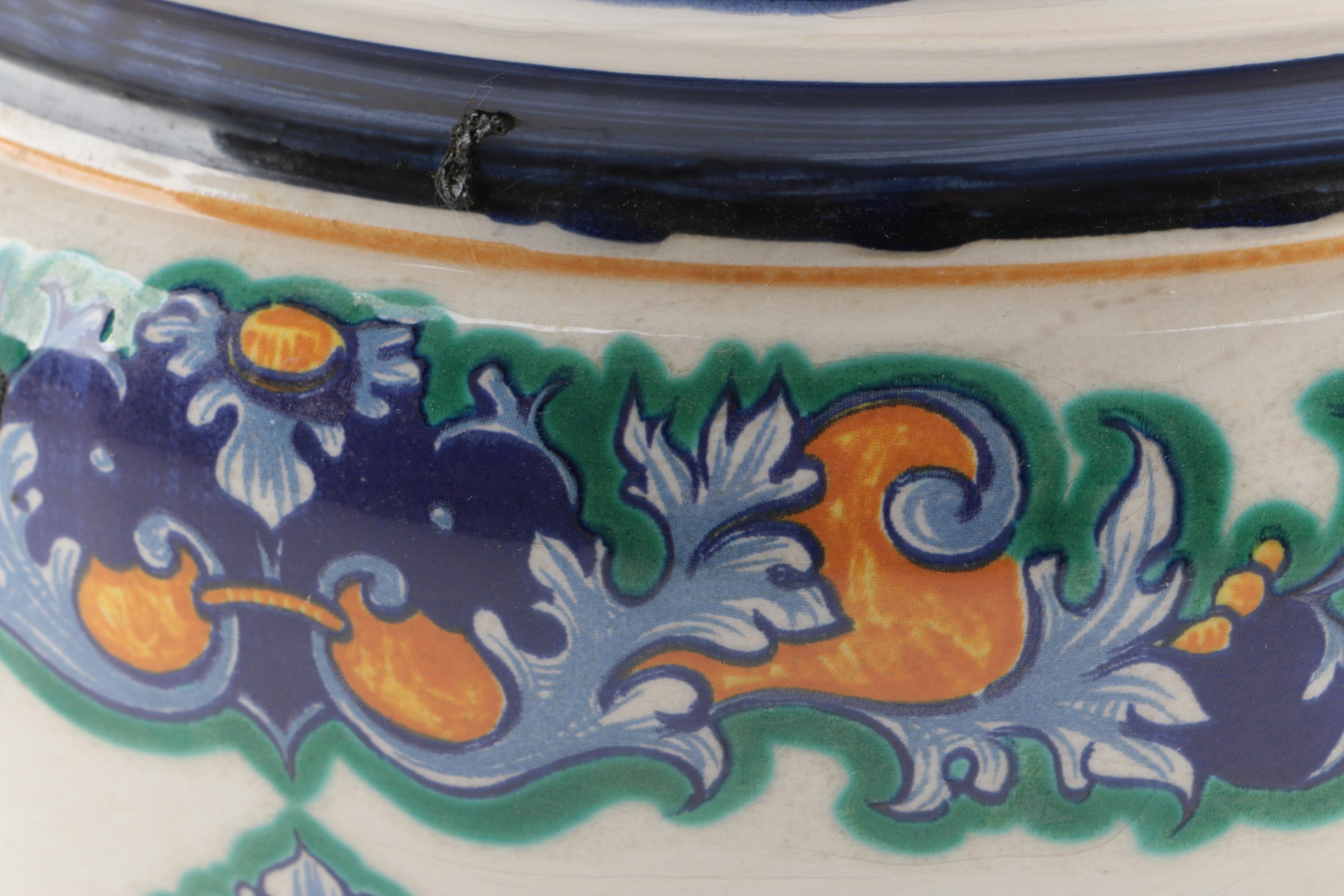 Facciolini Castelli Ceramic Jardinieire