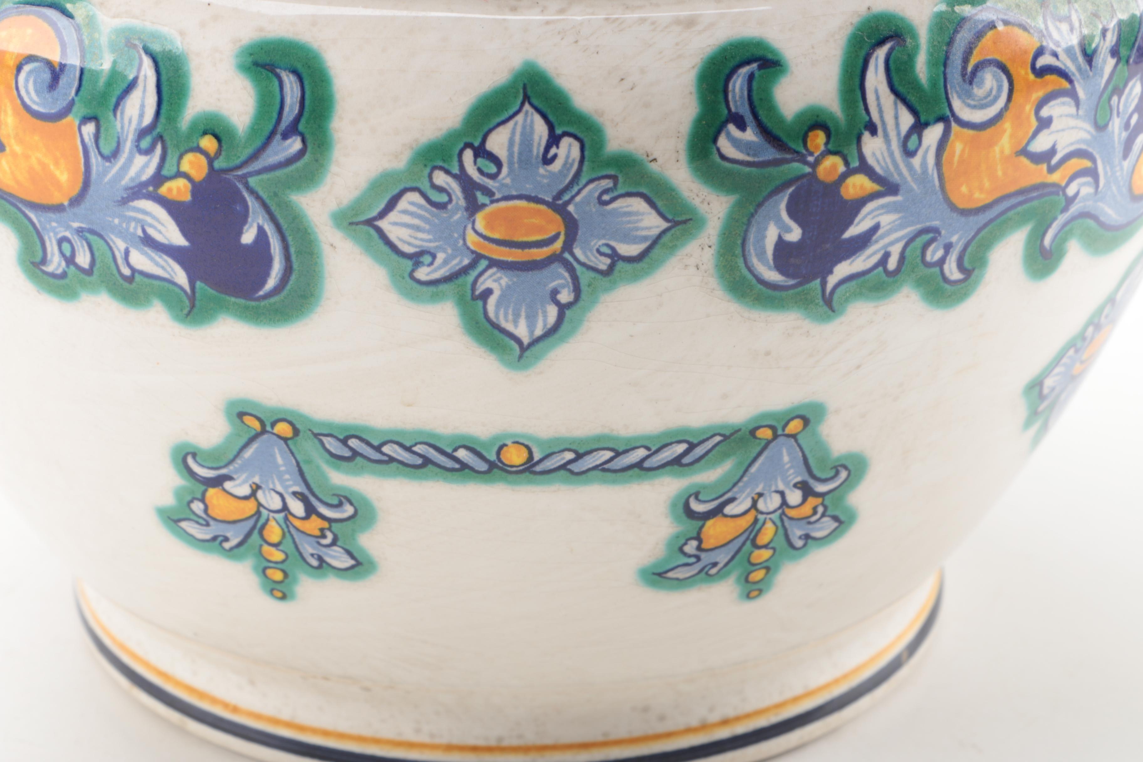 Facciolini Castelli Ceramic Jardinieire