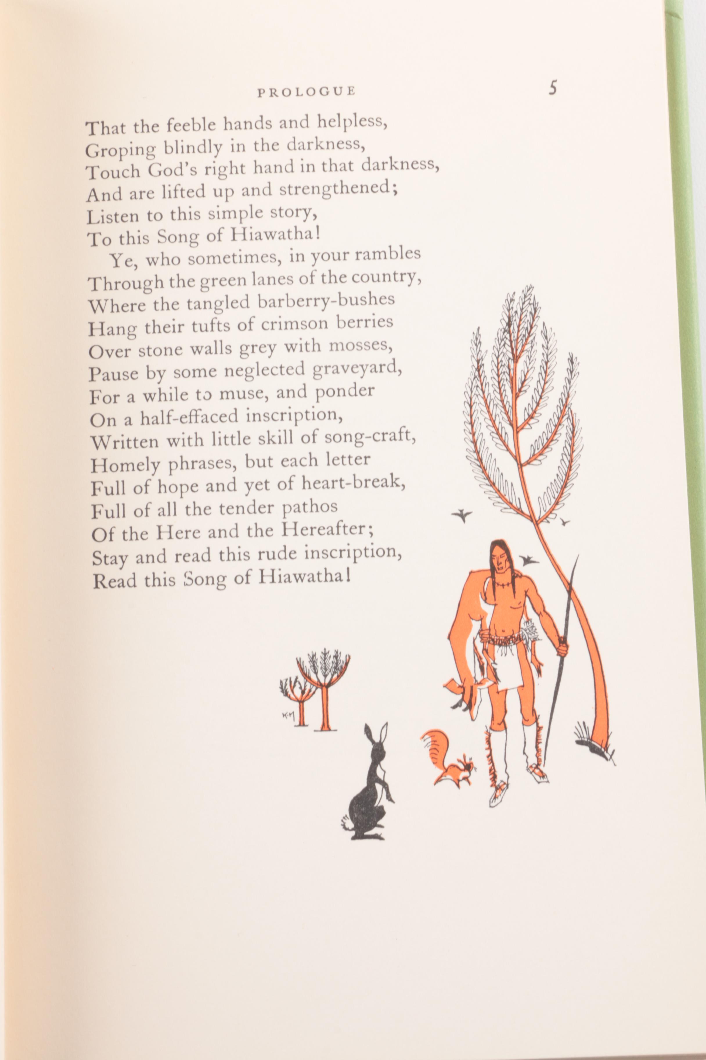 1963 "The Song of Hiawatha" by H. W. Longfellow