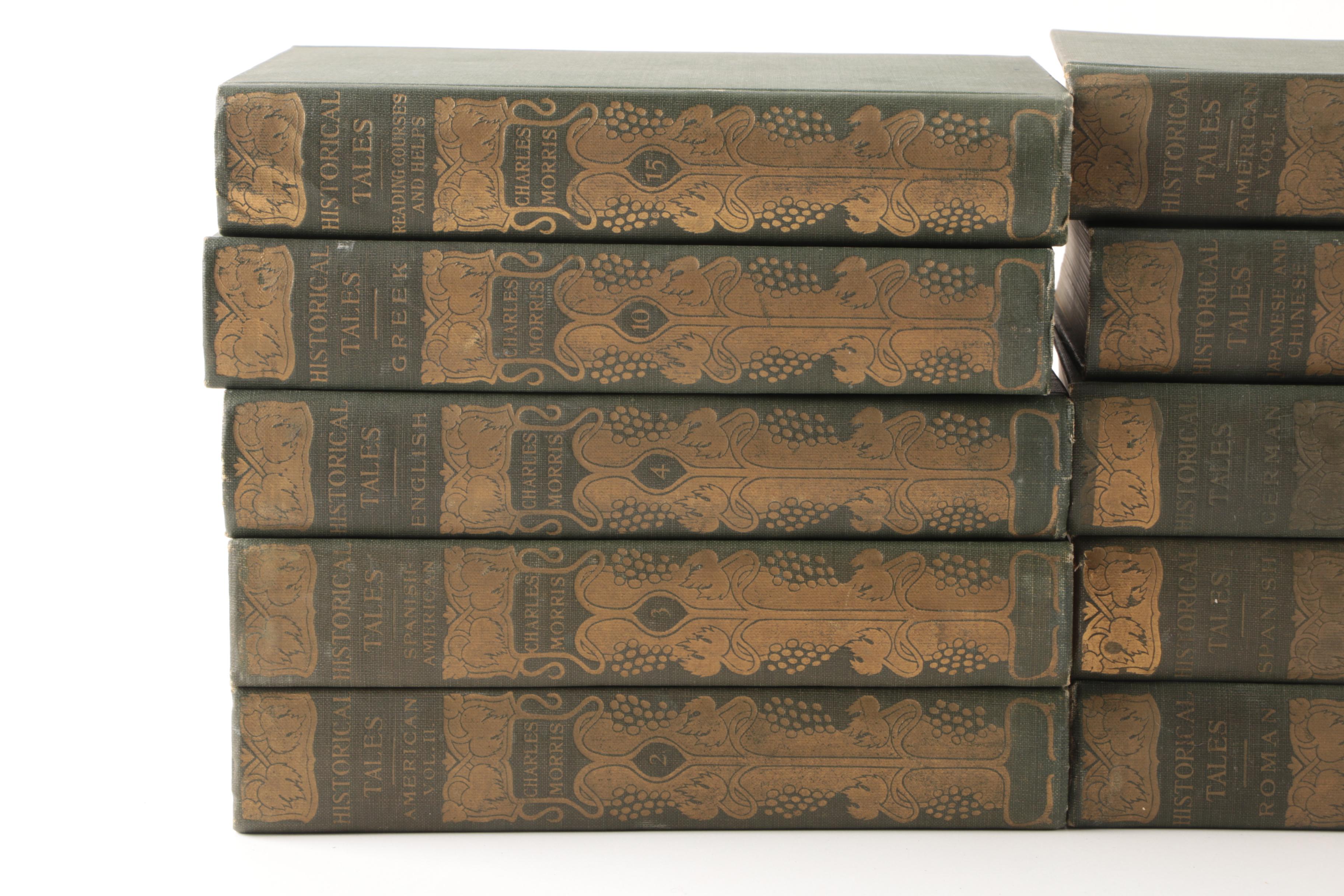 1908 Fifteen-Volume Set of "Historical Tales" Édition d'Élite