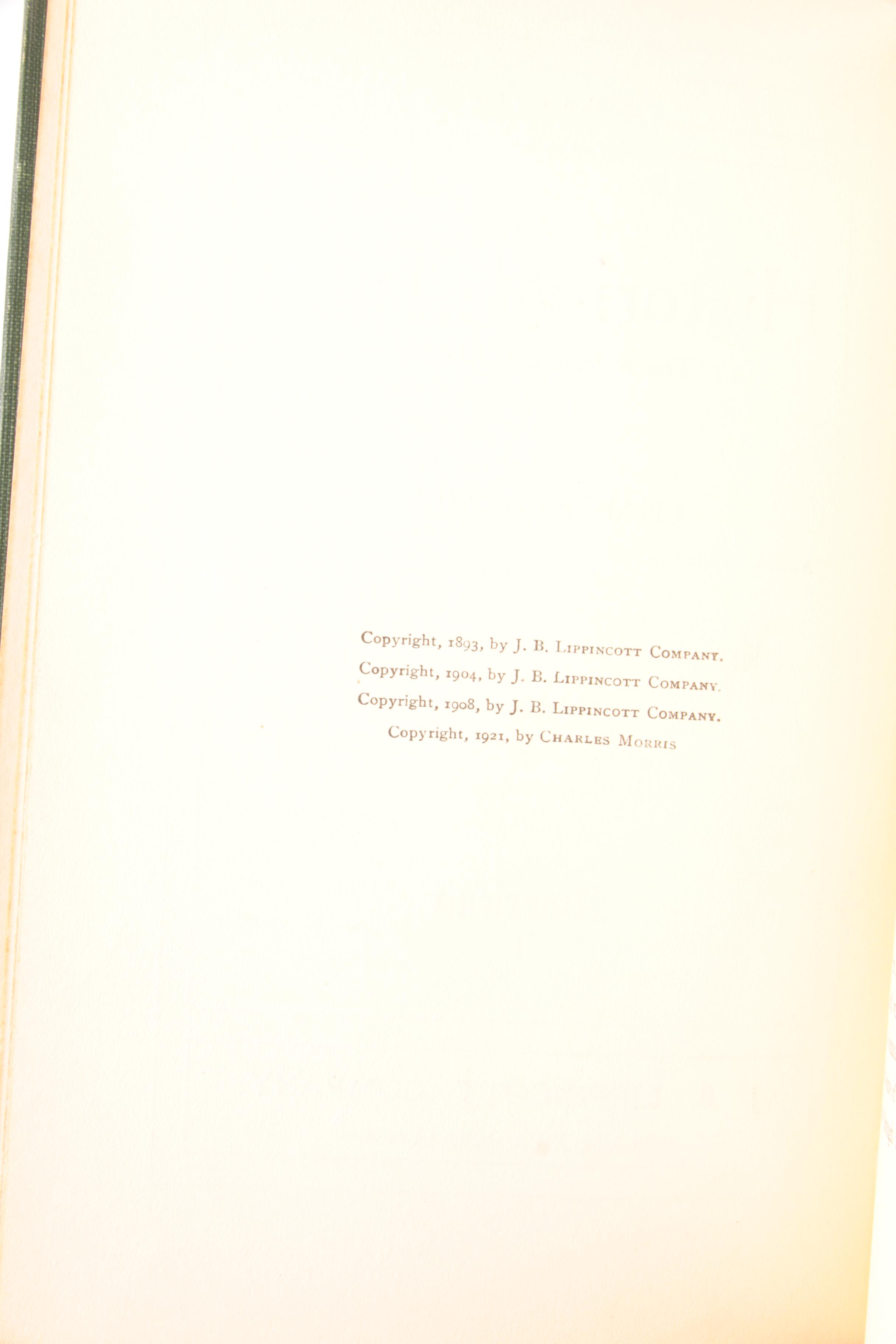 1908 Fifteen-Volume Set of "Historical Tales" Édition d'Élite