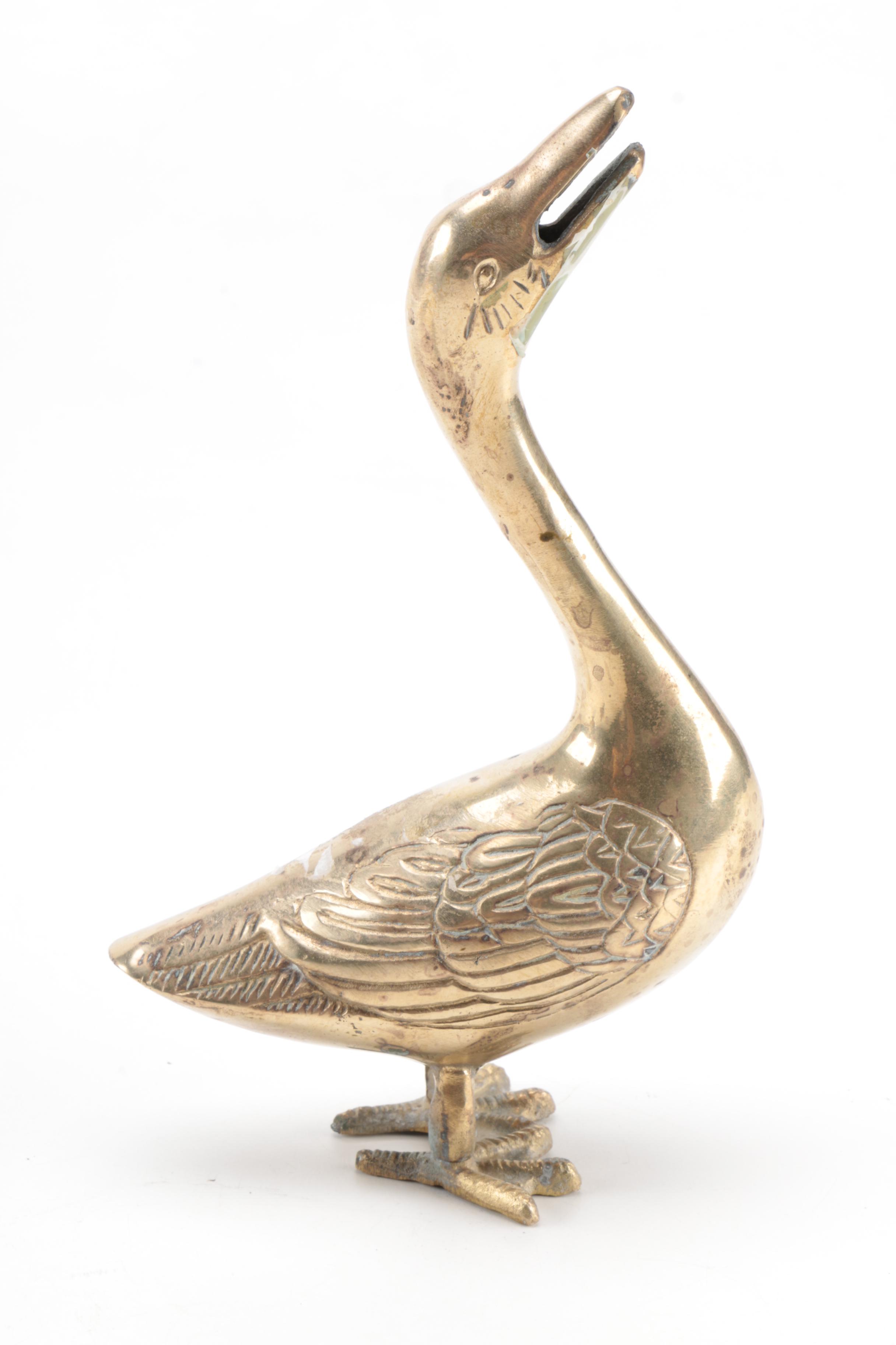 Brass Bird Figurines