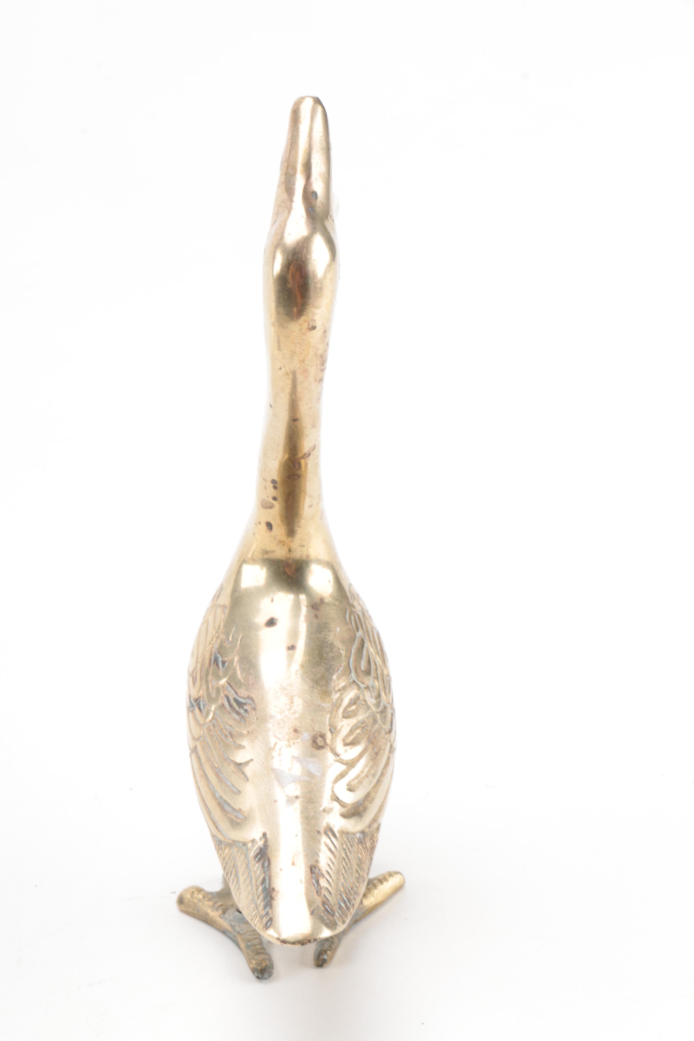 Brass Bird Figurines