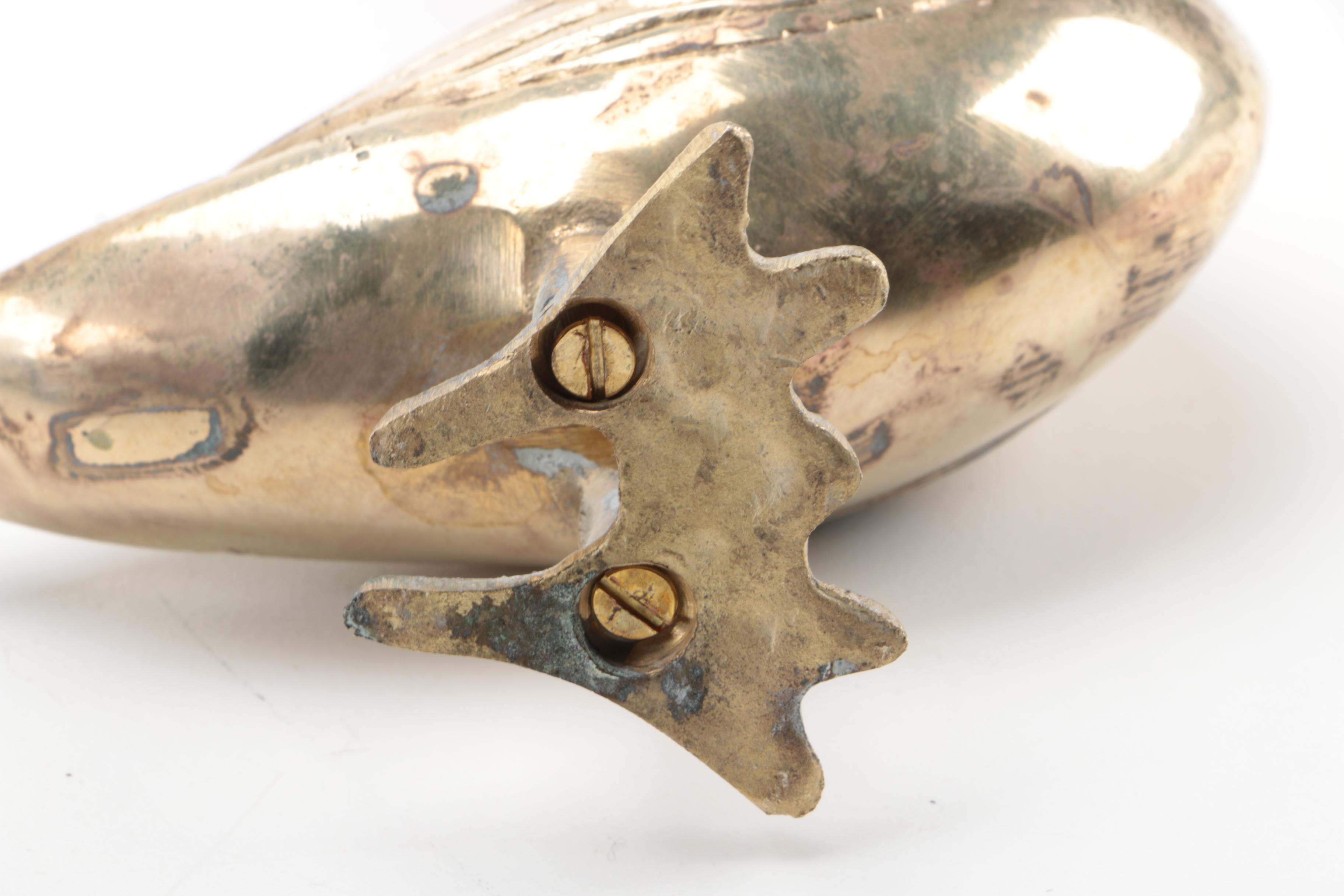 Brass Bird Figurines