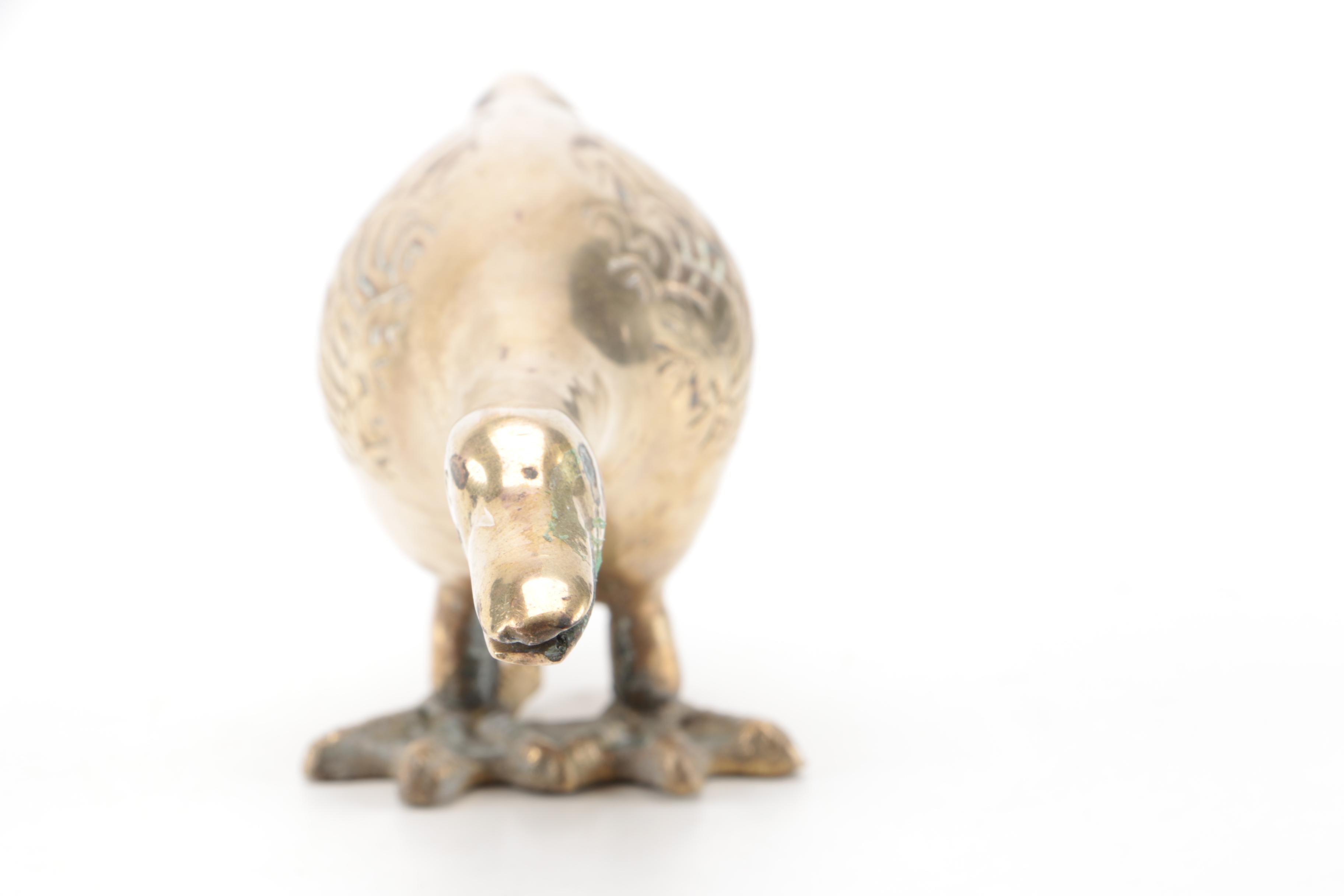 Brass Bird Figurines