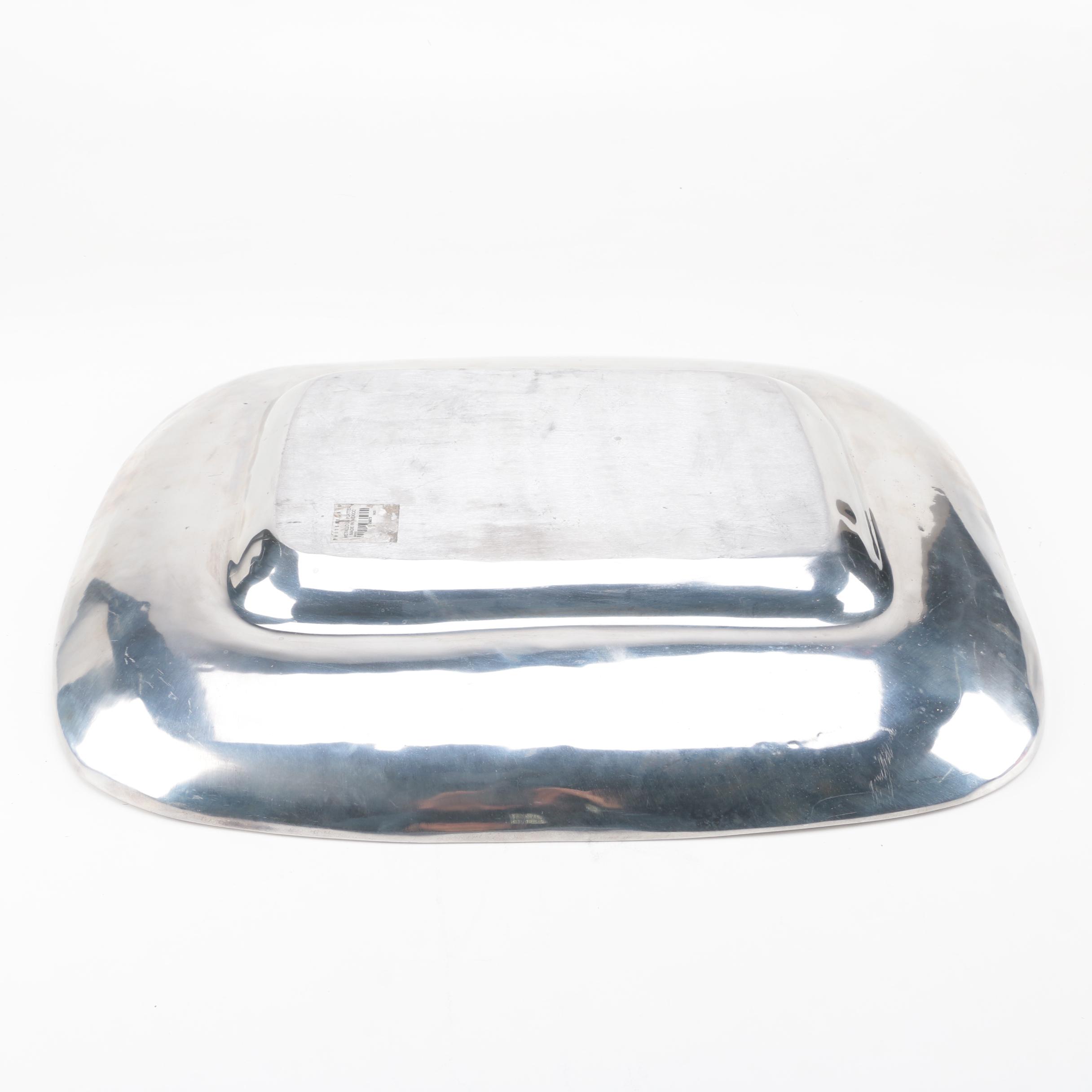 Pottery Barn Stainless Steel Serving Tray