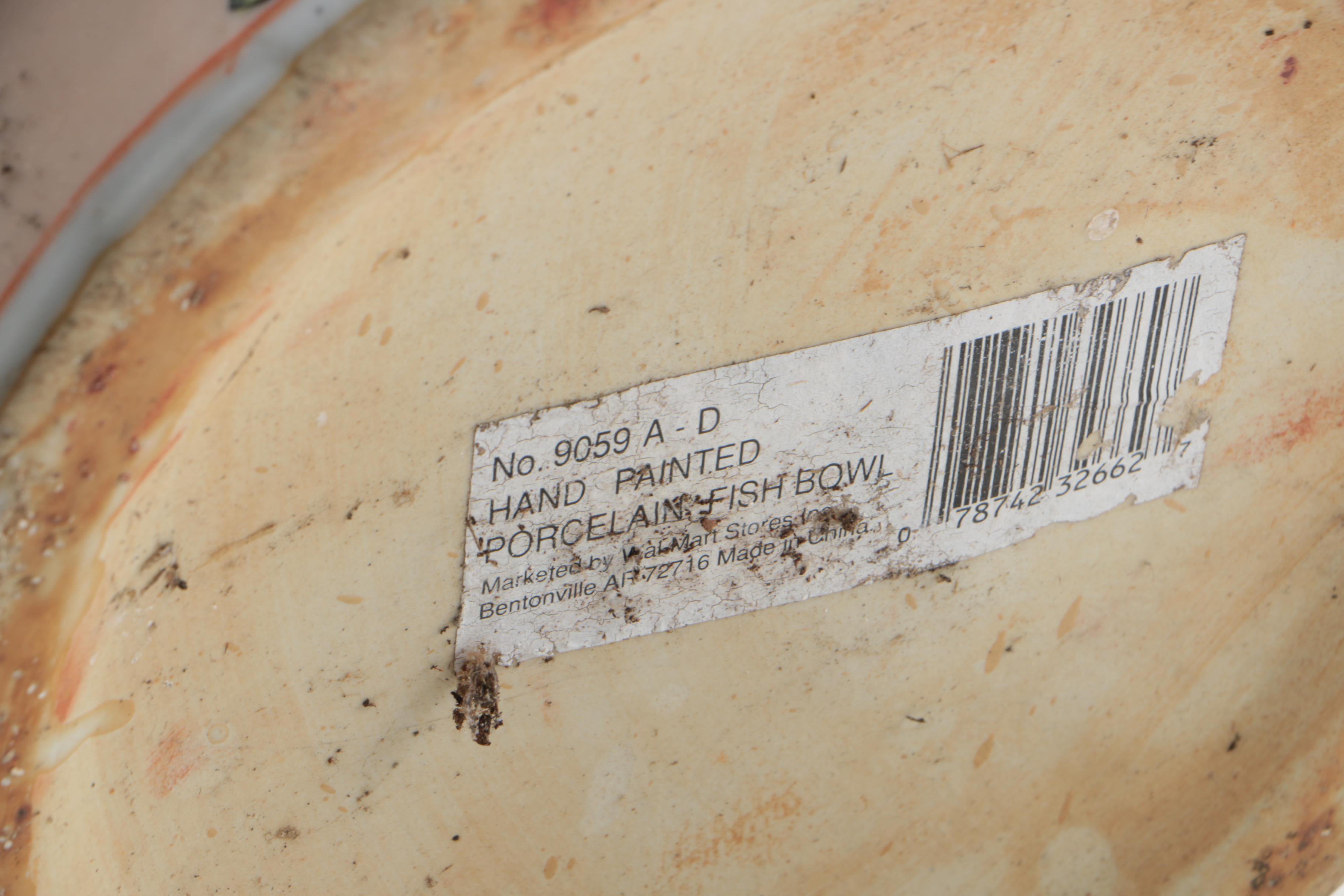 Hand Painted Porcelain Planter