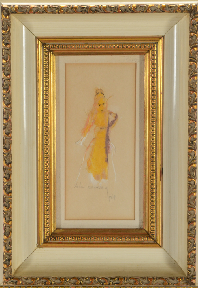 Lela Cooney Vintage Original Mixed Media Collage