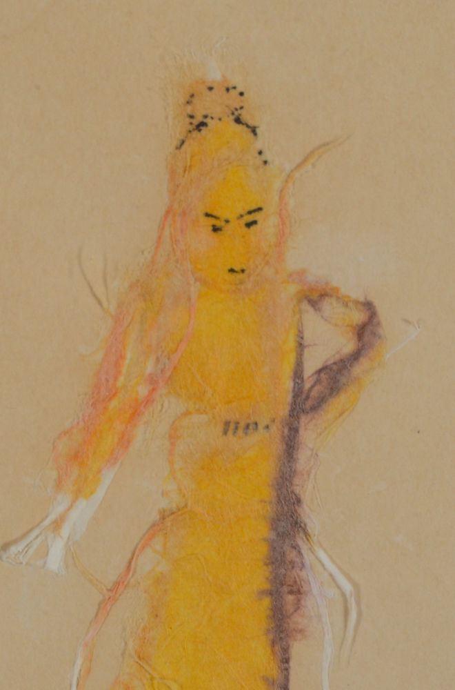 Lela Cooney Vintage Original Mixed Media Collage