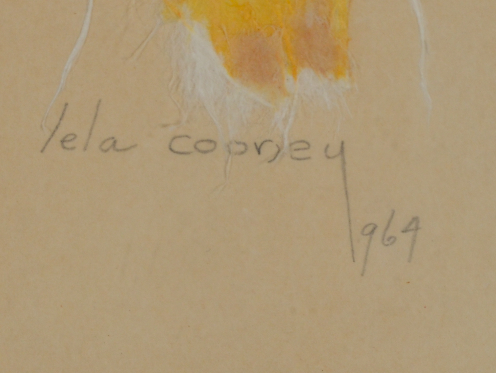 Lela Cooney Vintage Original Mixed Media Collage