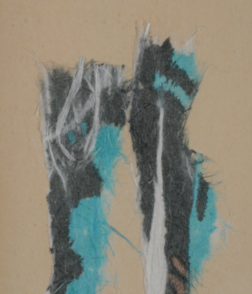 Lela Cooney Vintage Original Mixed Media Collage