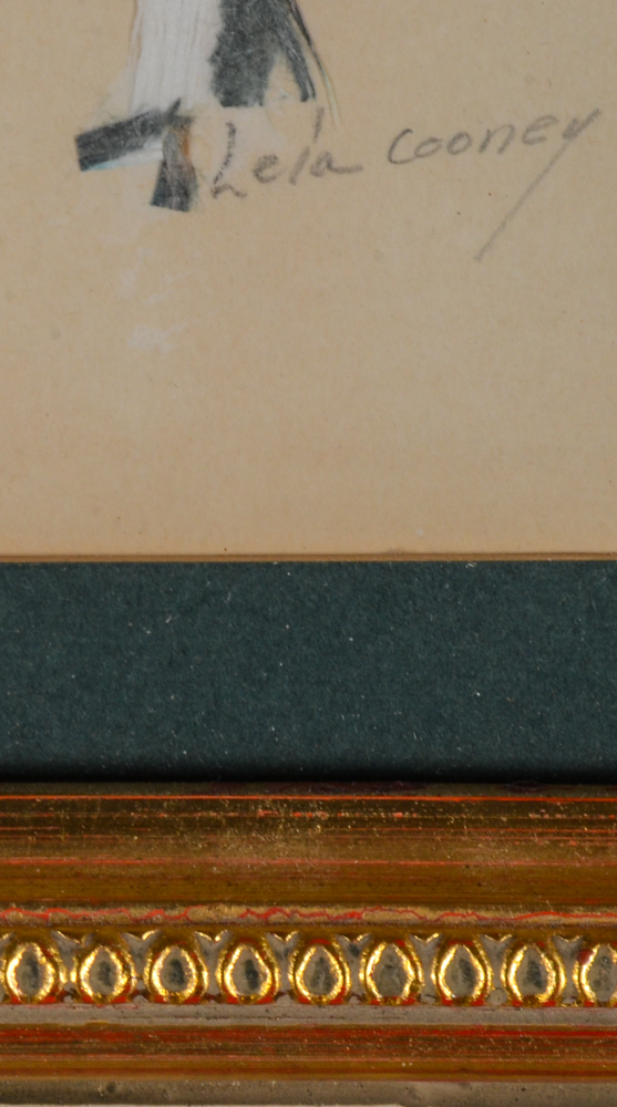 Lela Cooney Vintage Original Mixed Media Collage