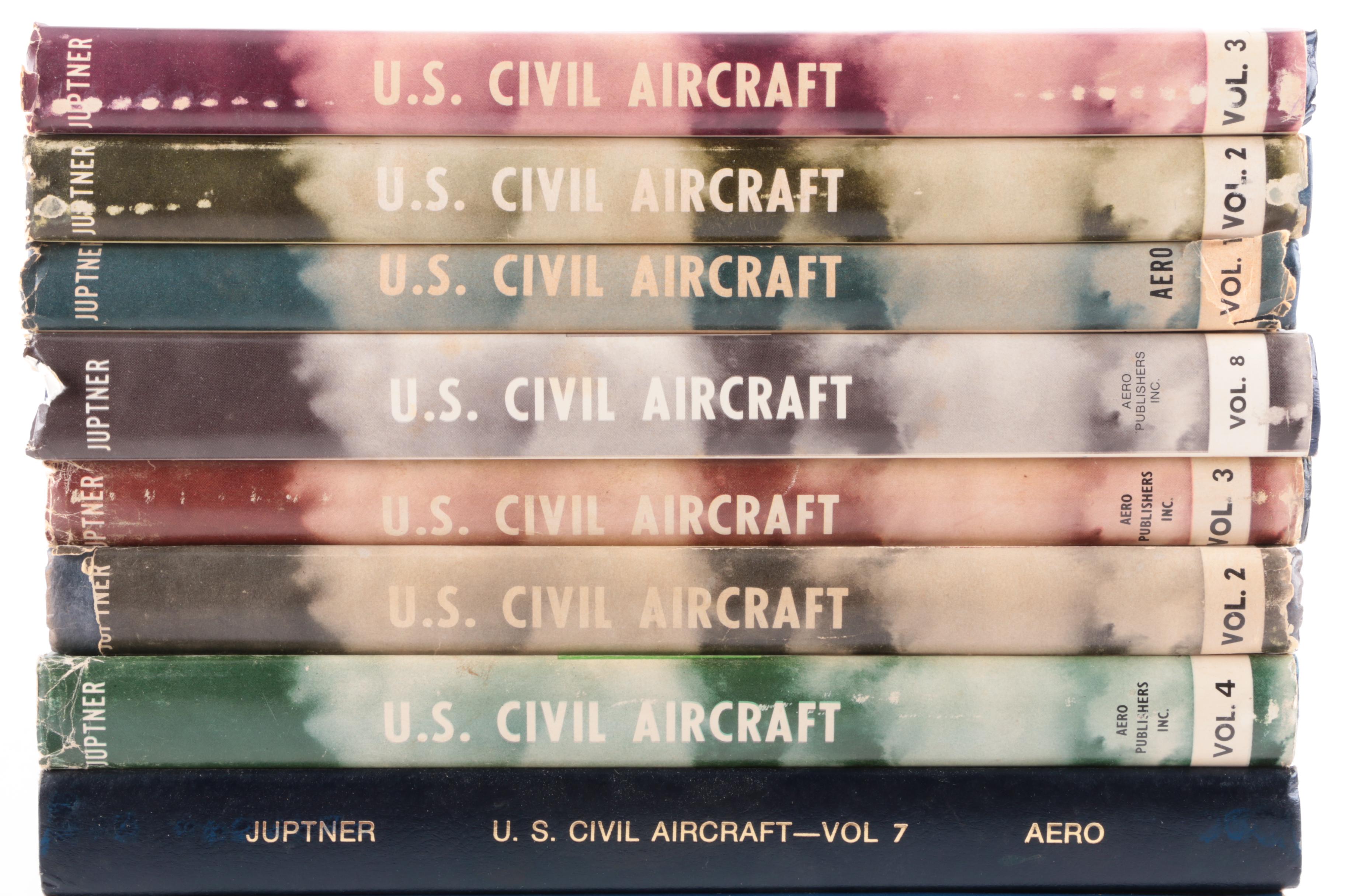 1960s and 1970s "U.S. Civil Aircraft" in Thirteen Volumes
