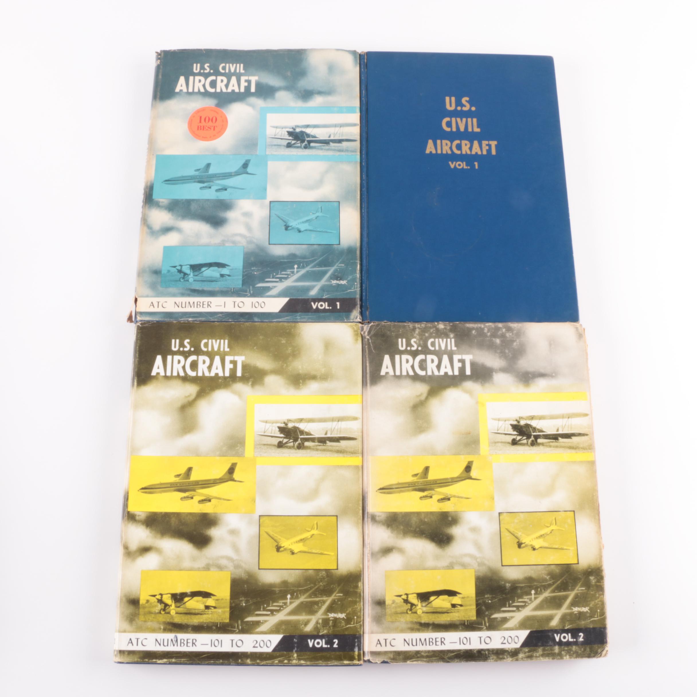 1960s and 1970s "U.S. Civil Aircraft" in Thirteen Volumes