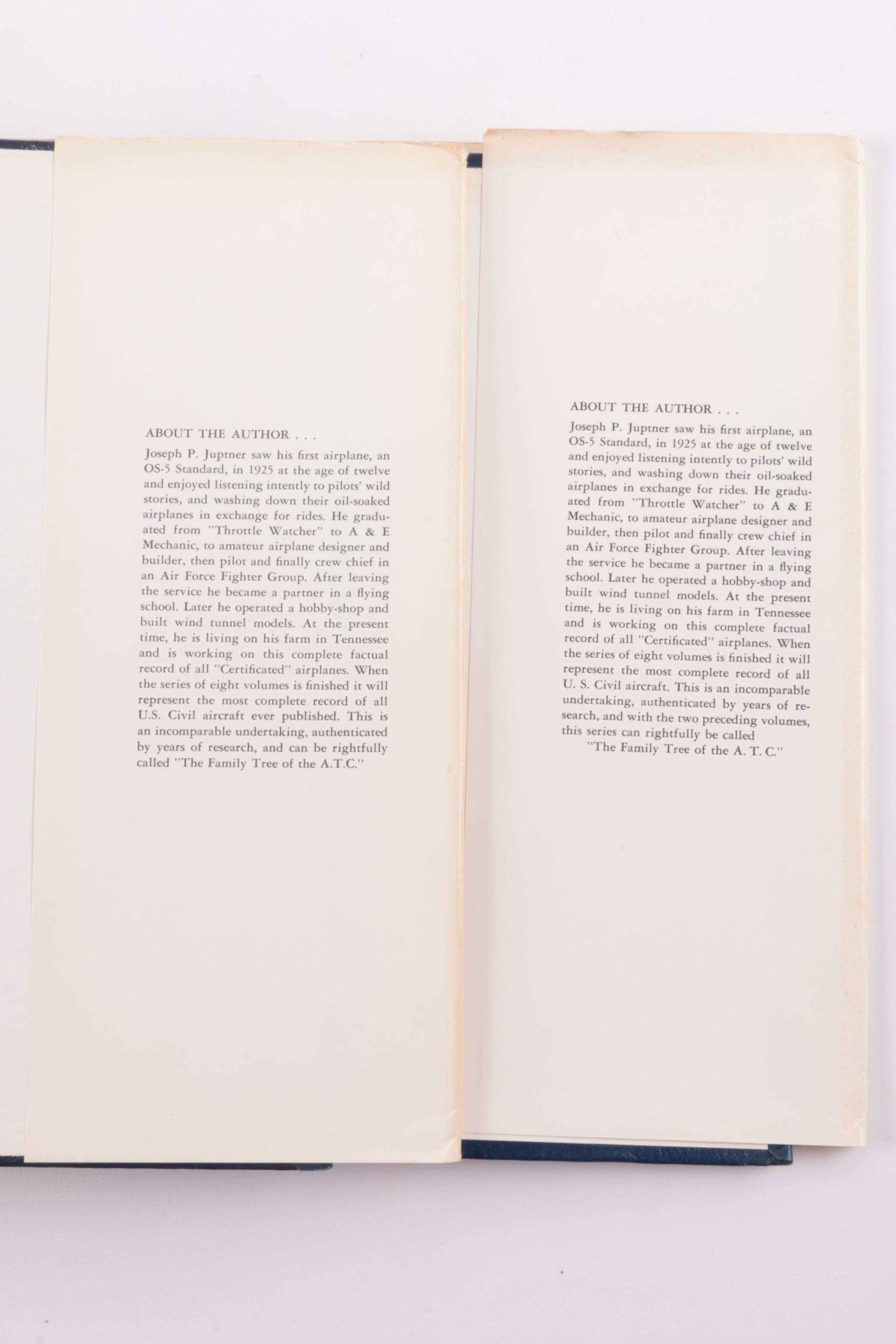 1960s and 1970s "U.S. Civil Aircraft" in Thirteen Volumes