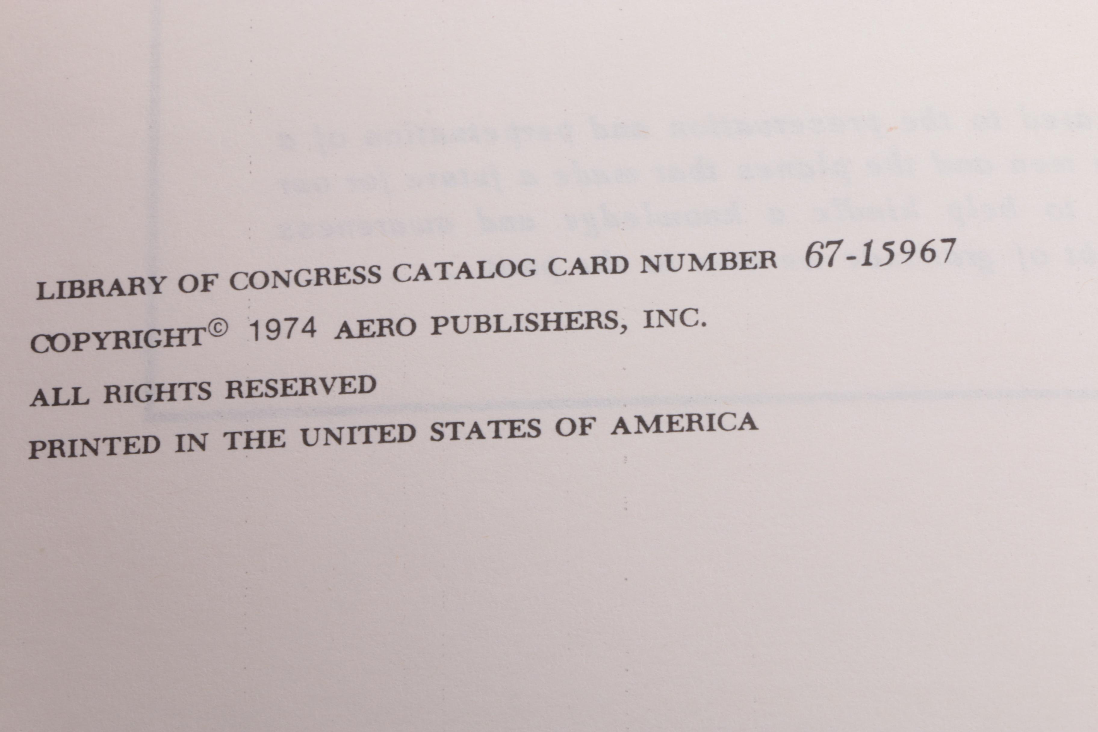1960s and 1970s "U.S. Civil Aircraft" in Thirteen Volumes