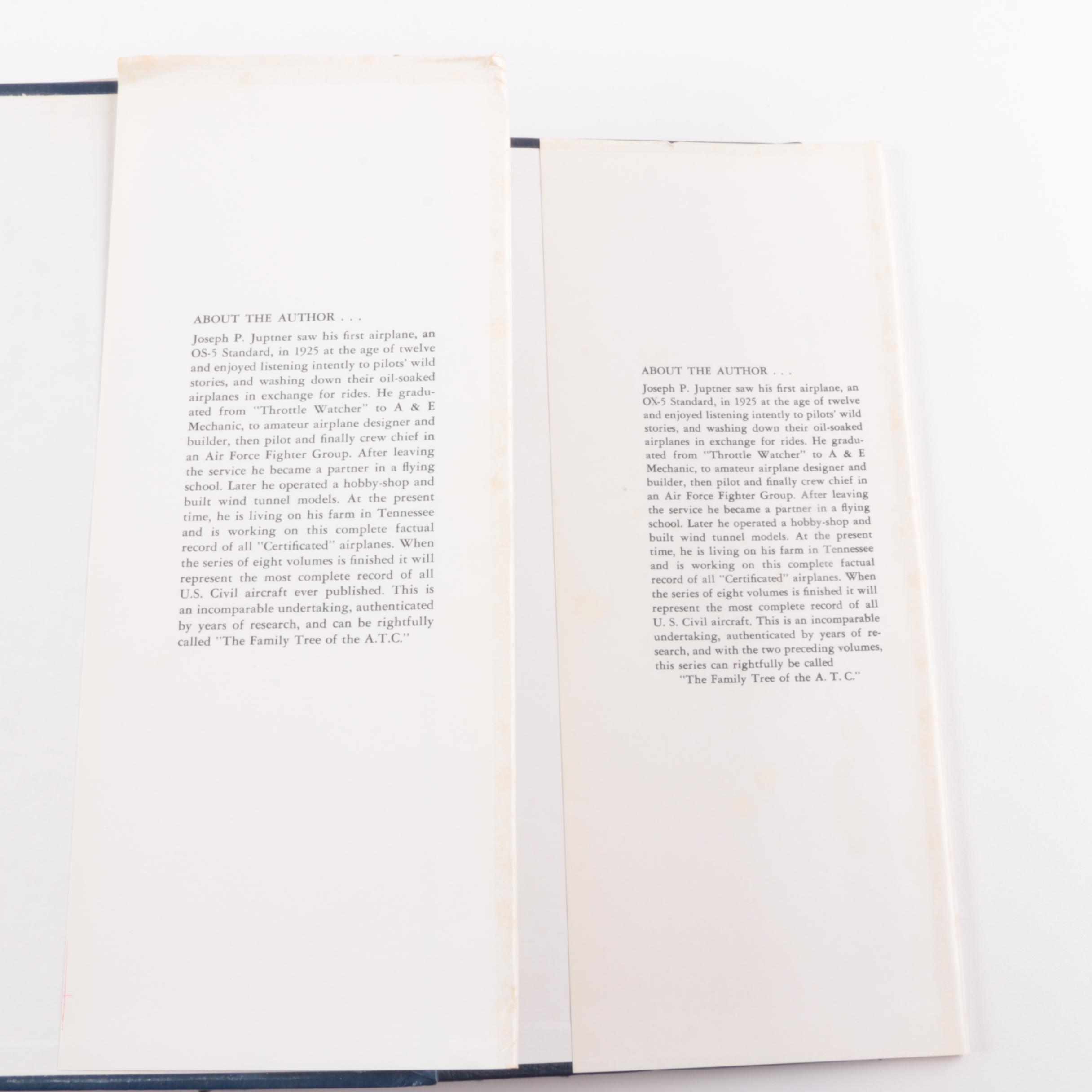 1960s and 1970s "U.S. Civil Aircraft" in Thirteen Volumes