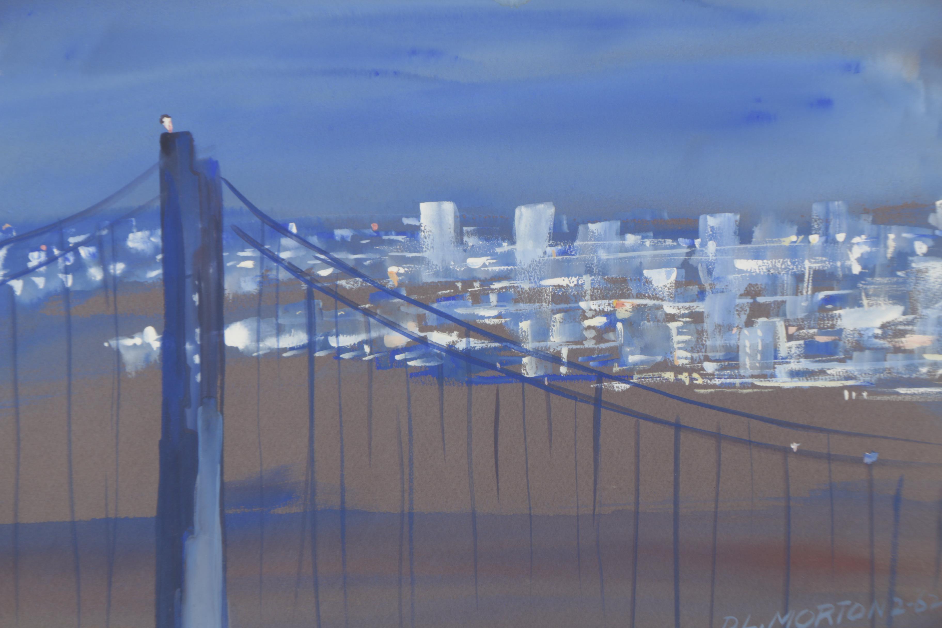 D. L. Morton Gouache Painting