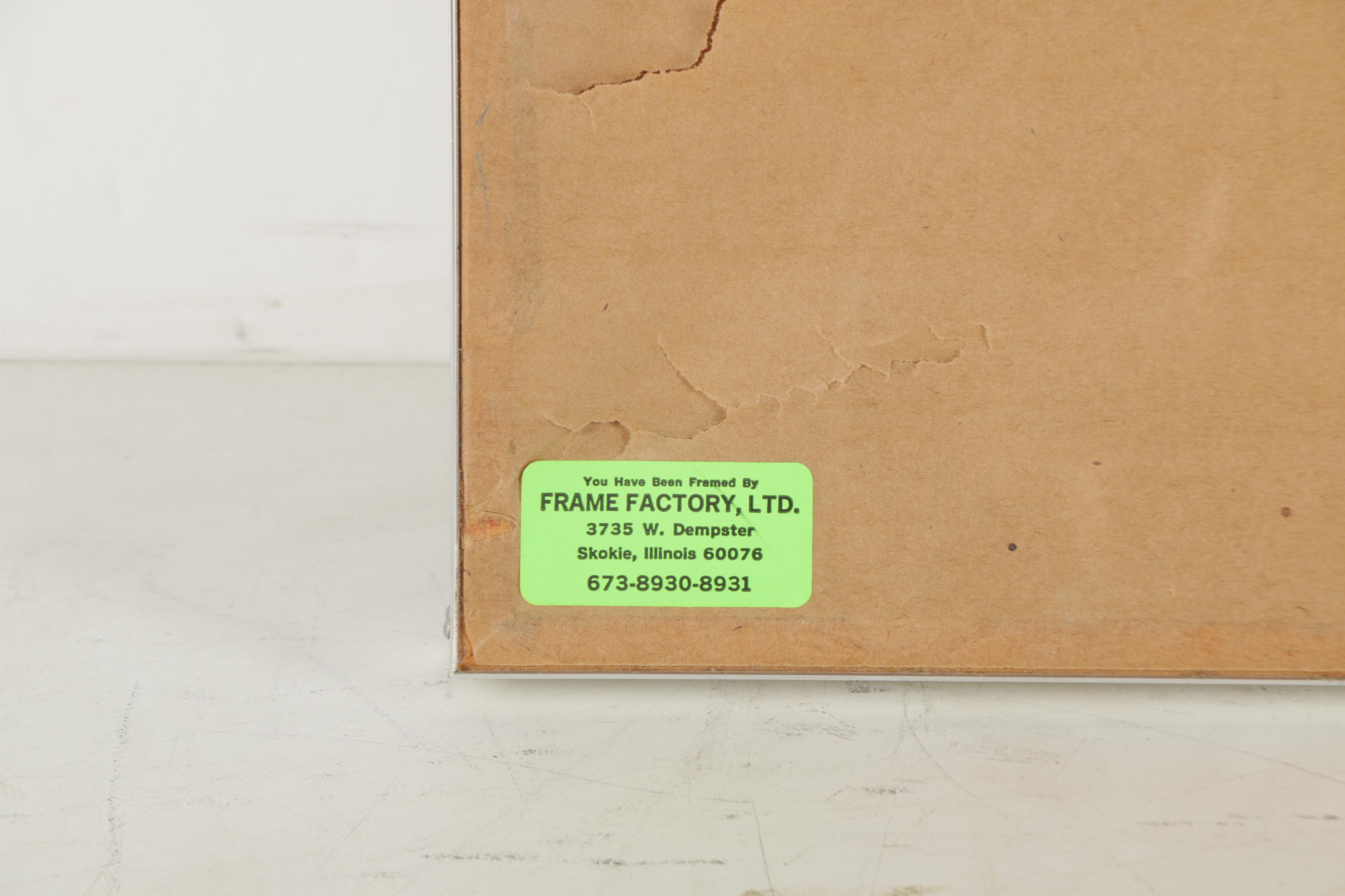 D. L. Morton Gouache Painting