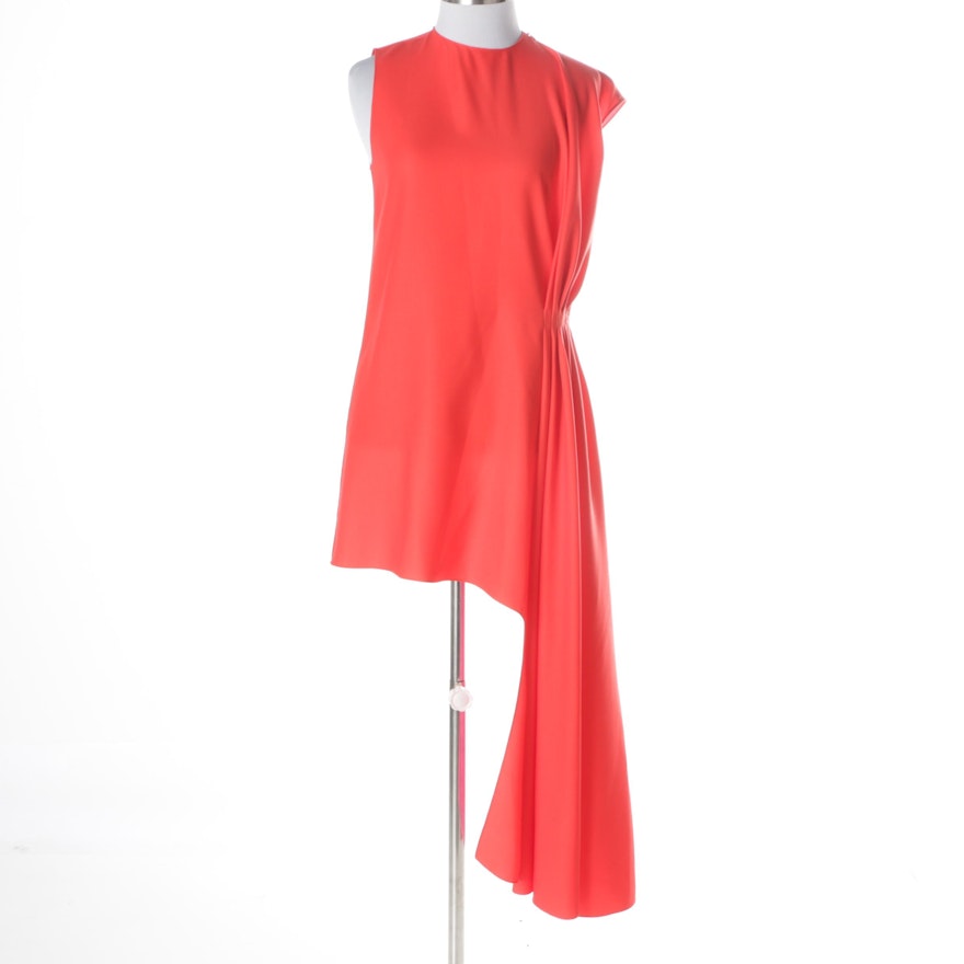 Christian Dior Asymmetrical Red Dress
