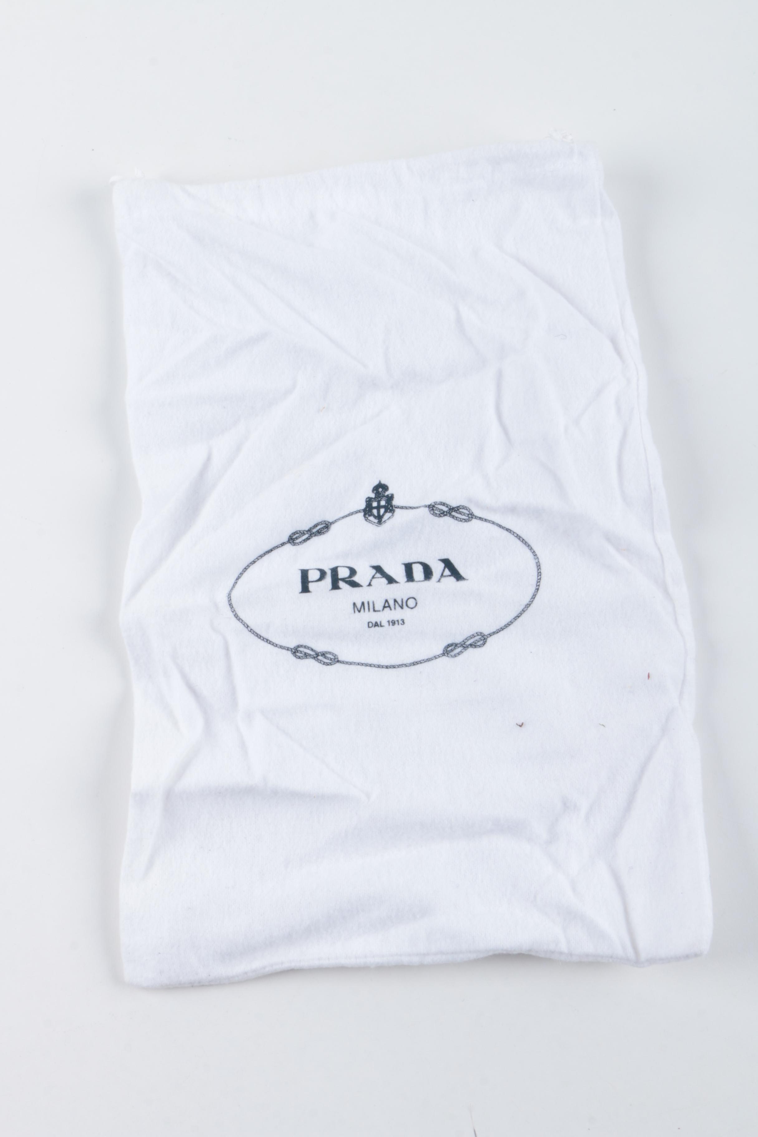 Prada Black Suede Studded Hobo Handbag