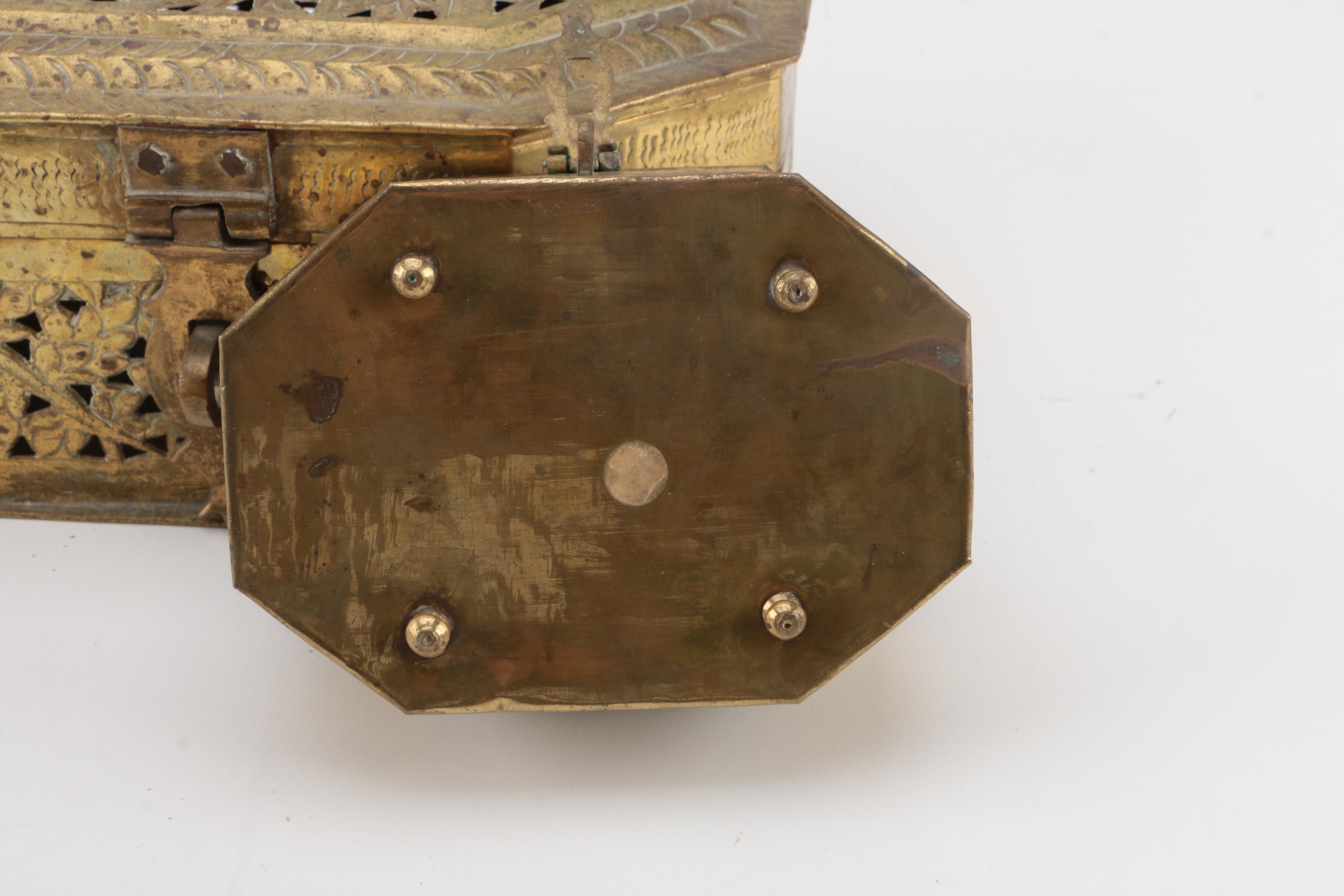 Brass Open Work Decorative Boxes and Assorted Decor