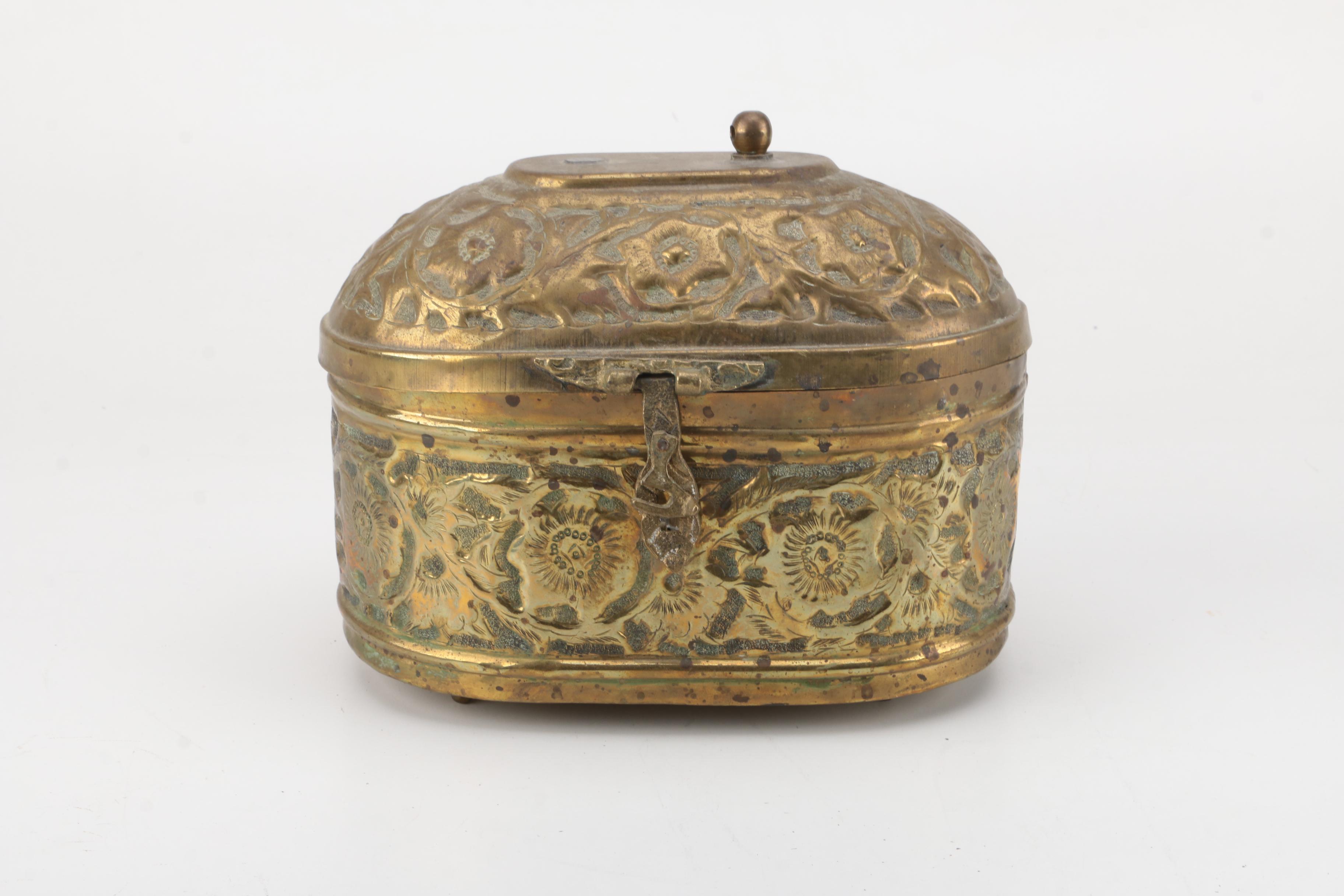 Brass Open Work Decorative Boxes and Assorted Decor