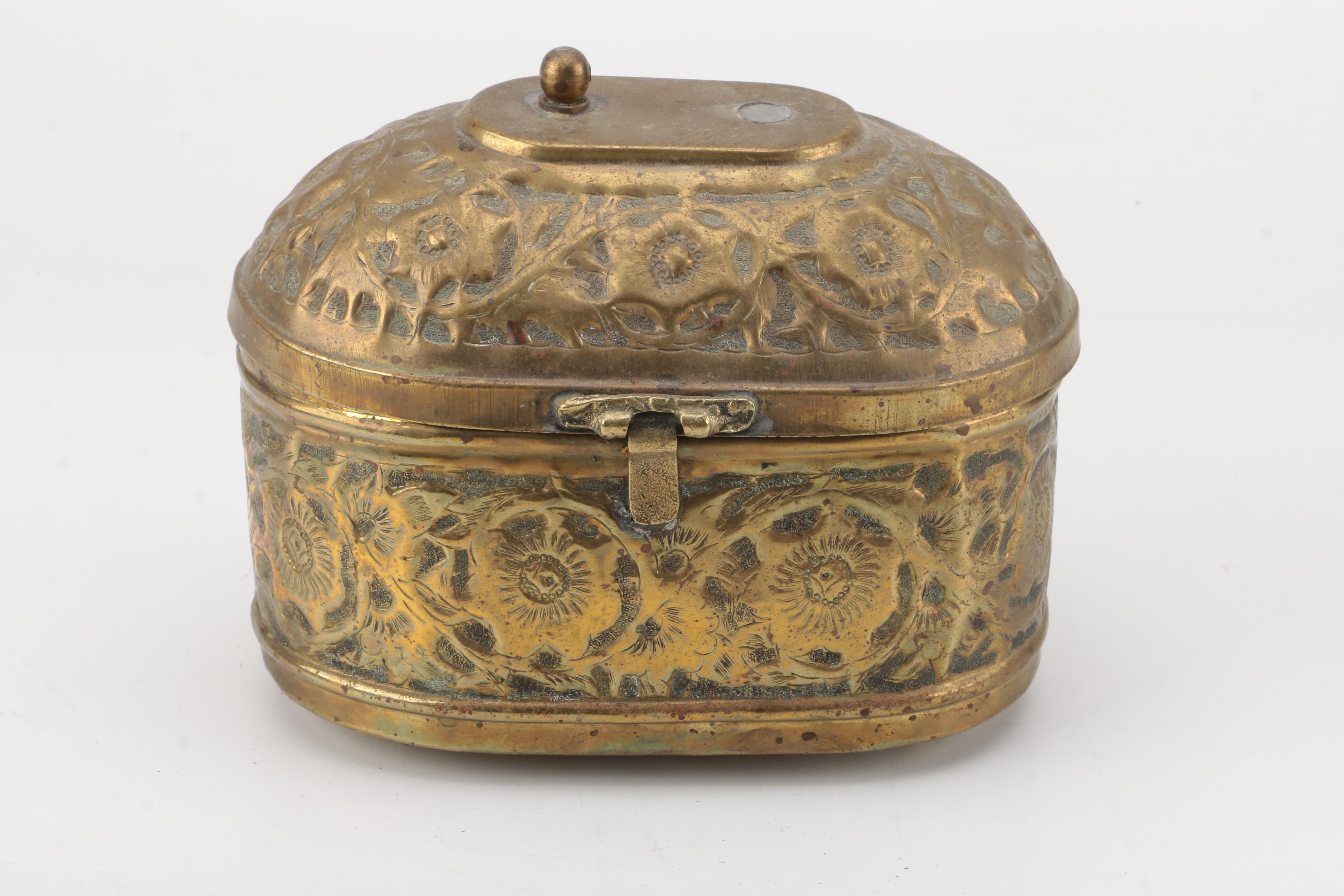 Brass Open Work Decorative Boxes and Assorted Decor