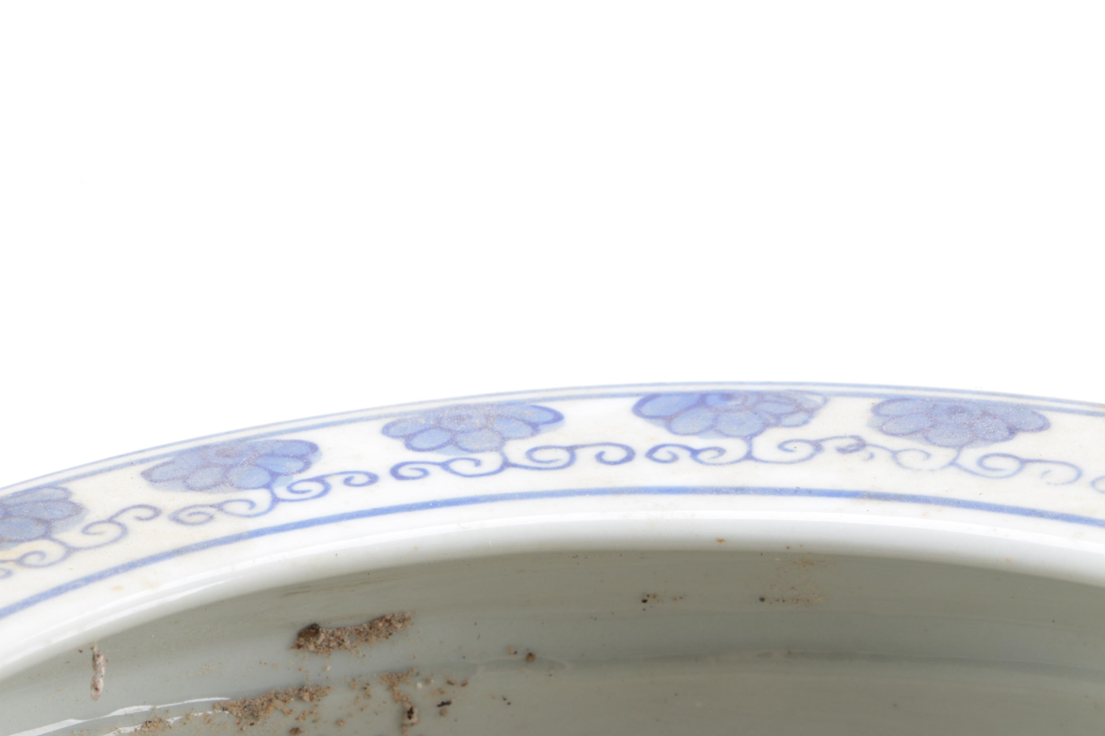 Blue and White Ceramic Planters