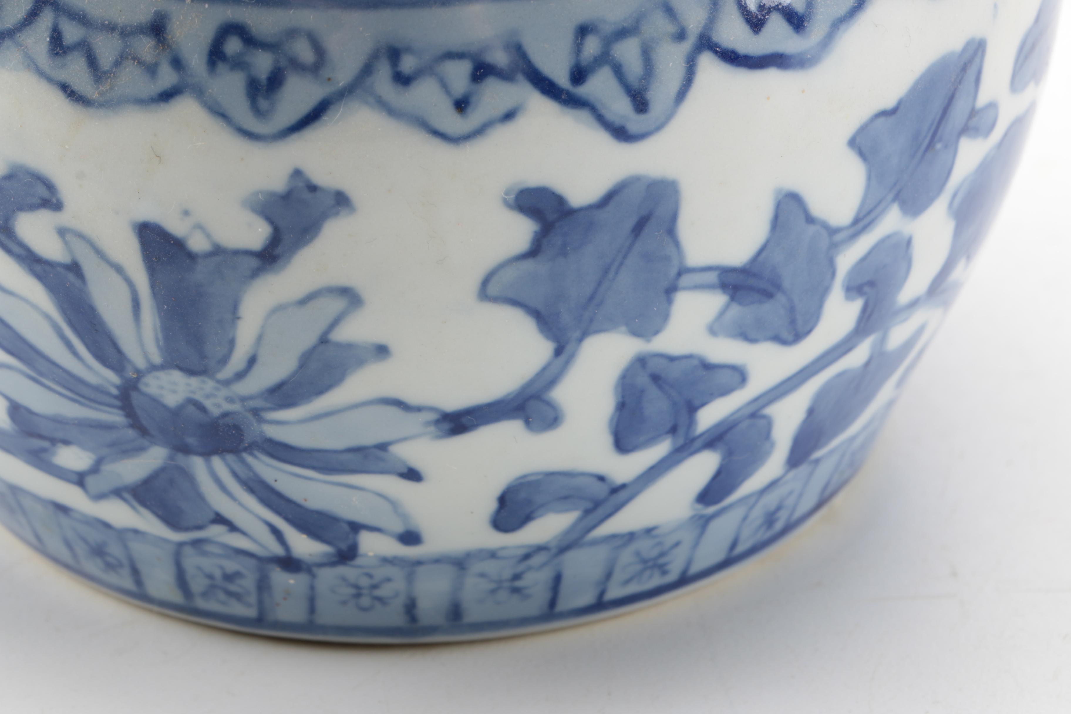 Blue and White Ceramic Planters