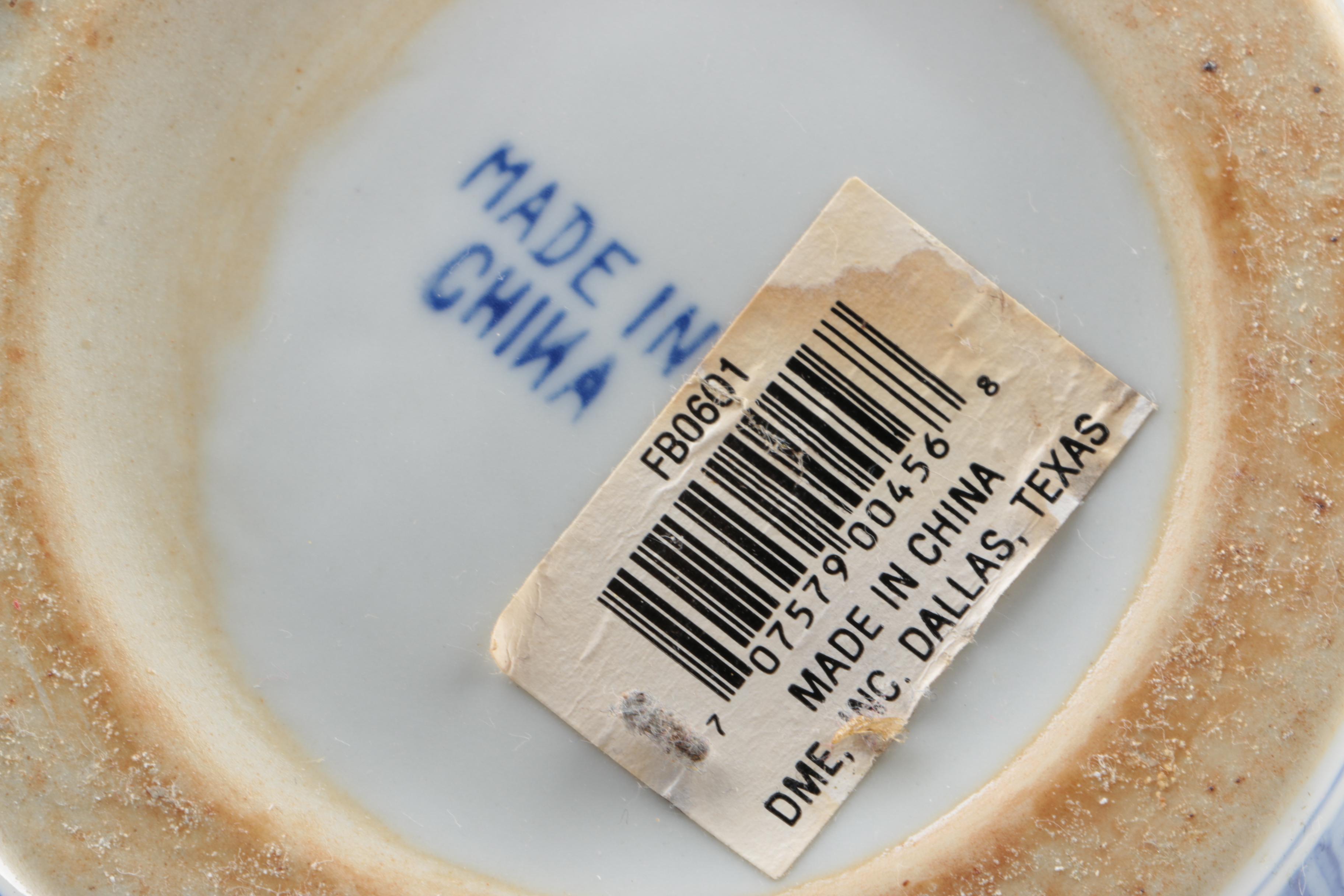 Blue and White Ceramic Planters