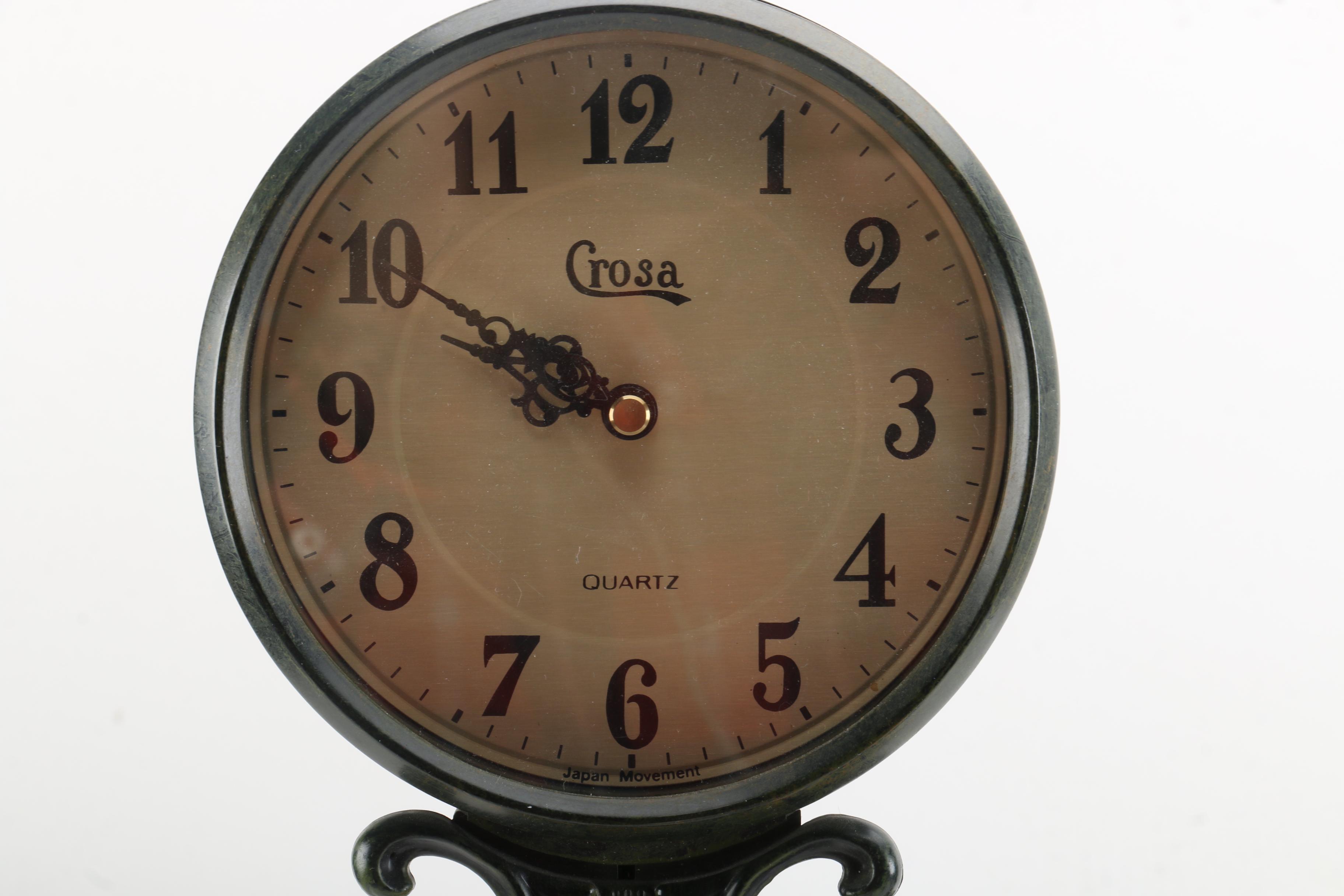 Crosa Victorian Reproduction Quartz Pendulum Clock