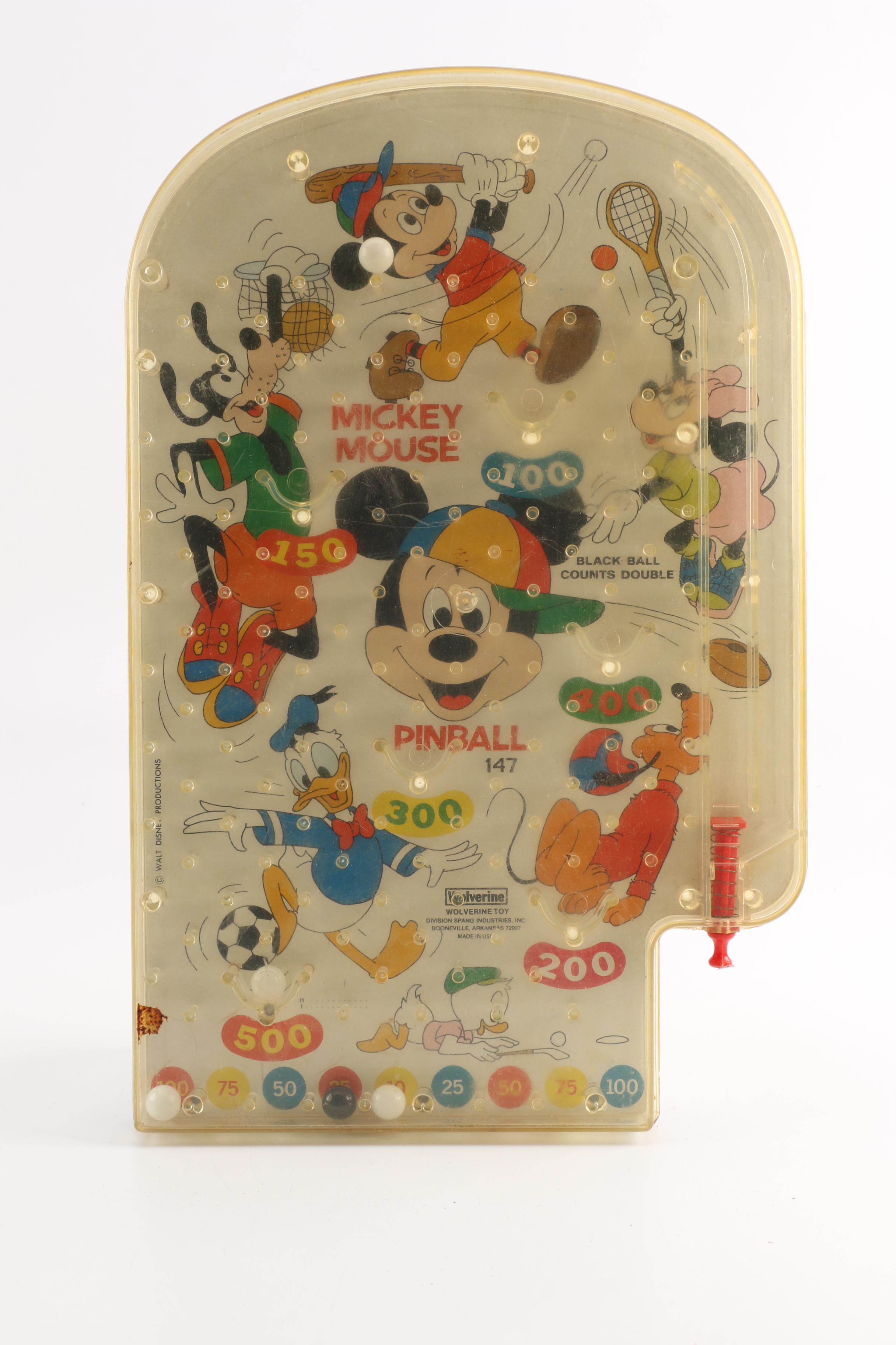 Vintage Wax Cake Toppers, Girl Scout Doll, Disney Pinball and More