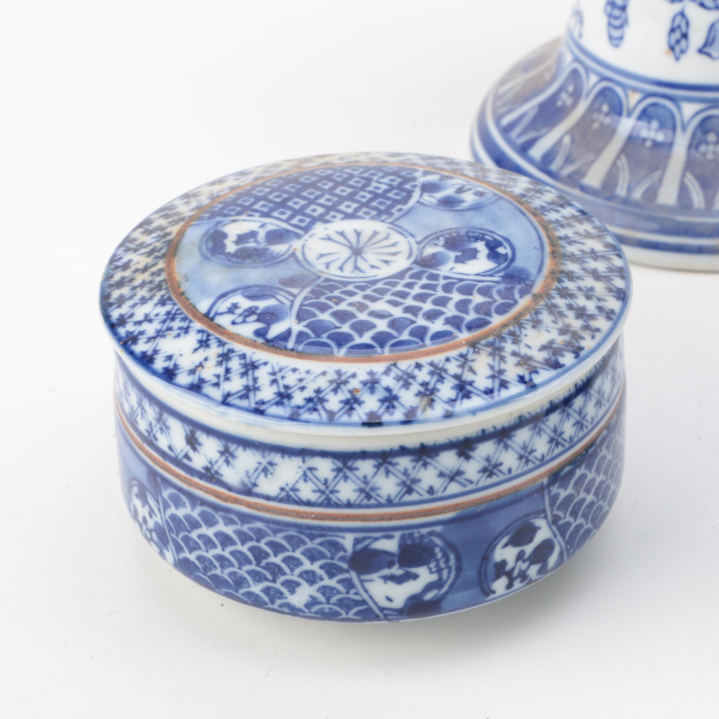 Blue and White Ceramic Decor