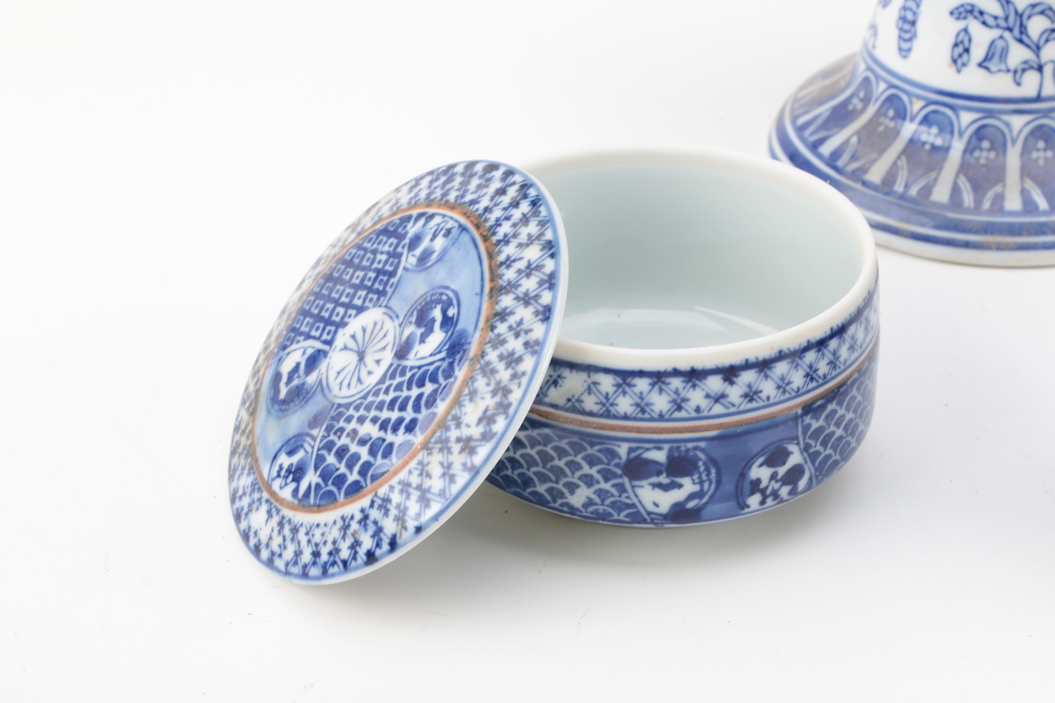 Blue and White Ceramic Decor