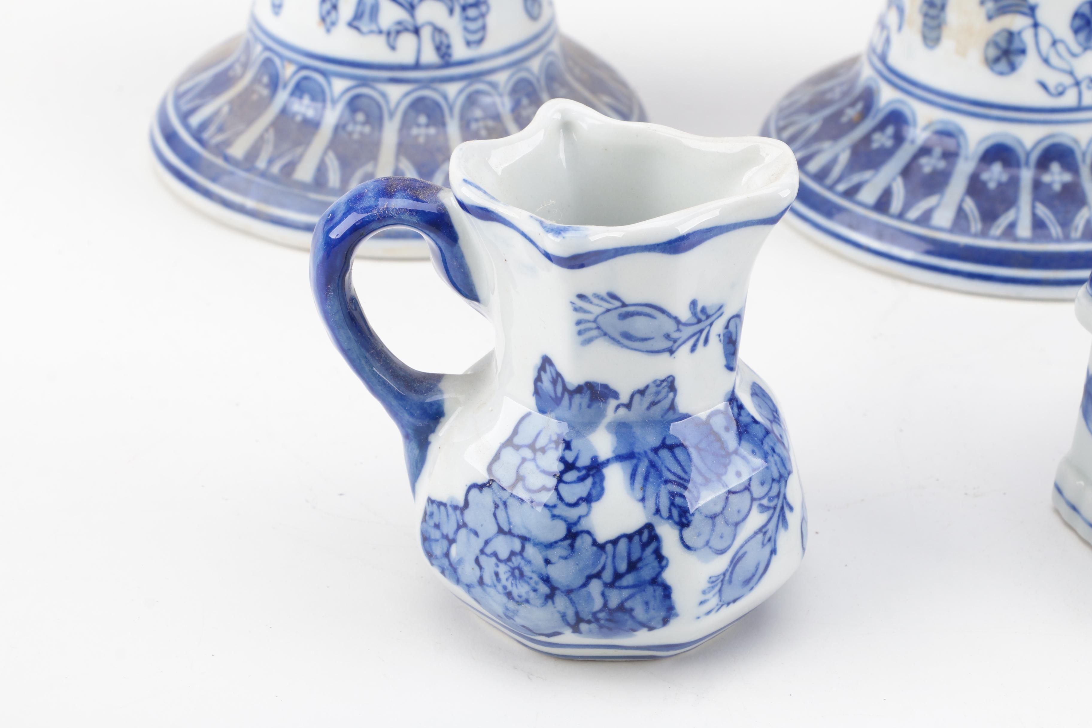 Blue and White Ceramic Decor