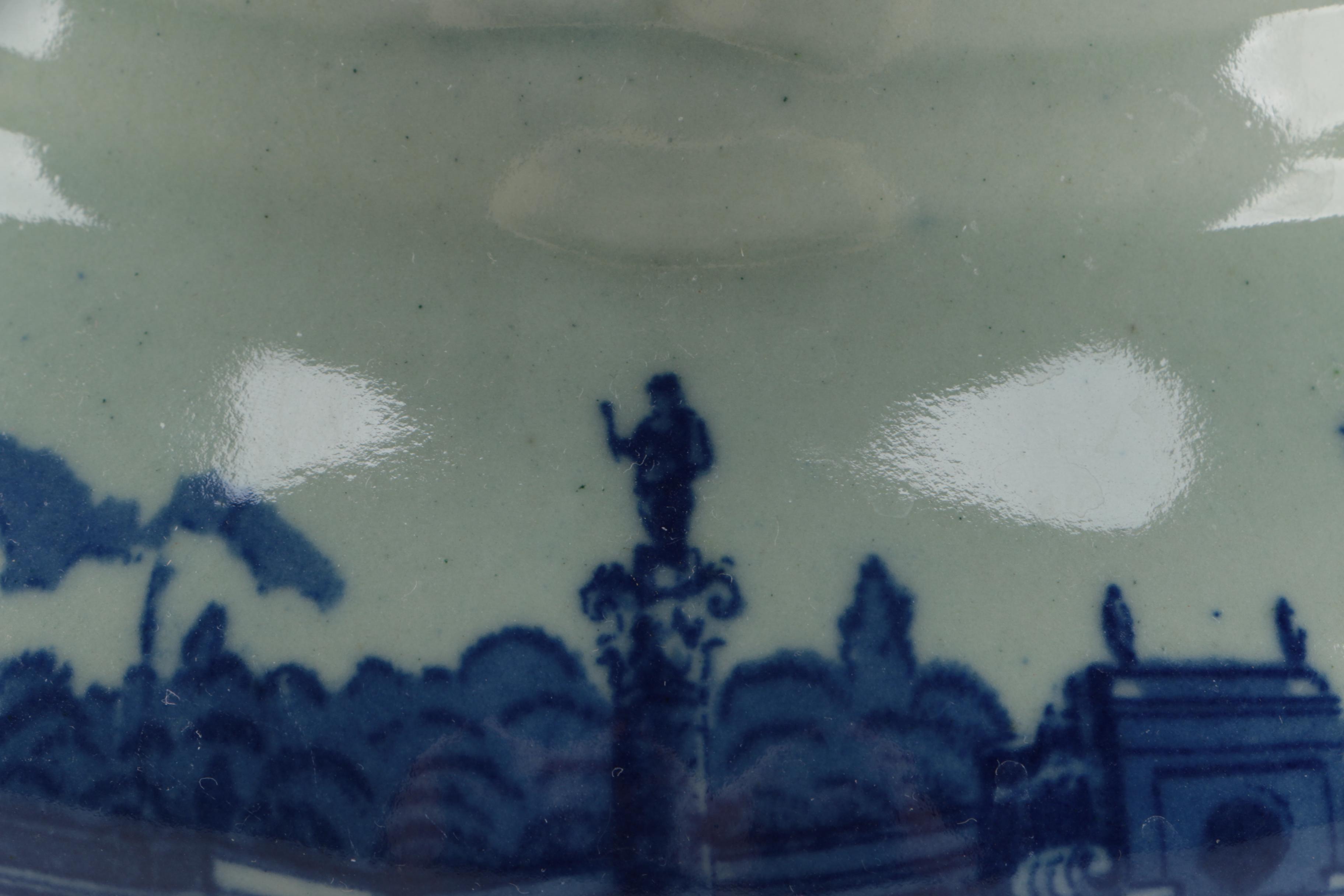Blue and White Ceramic Vase