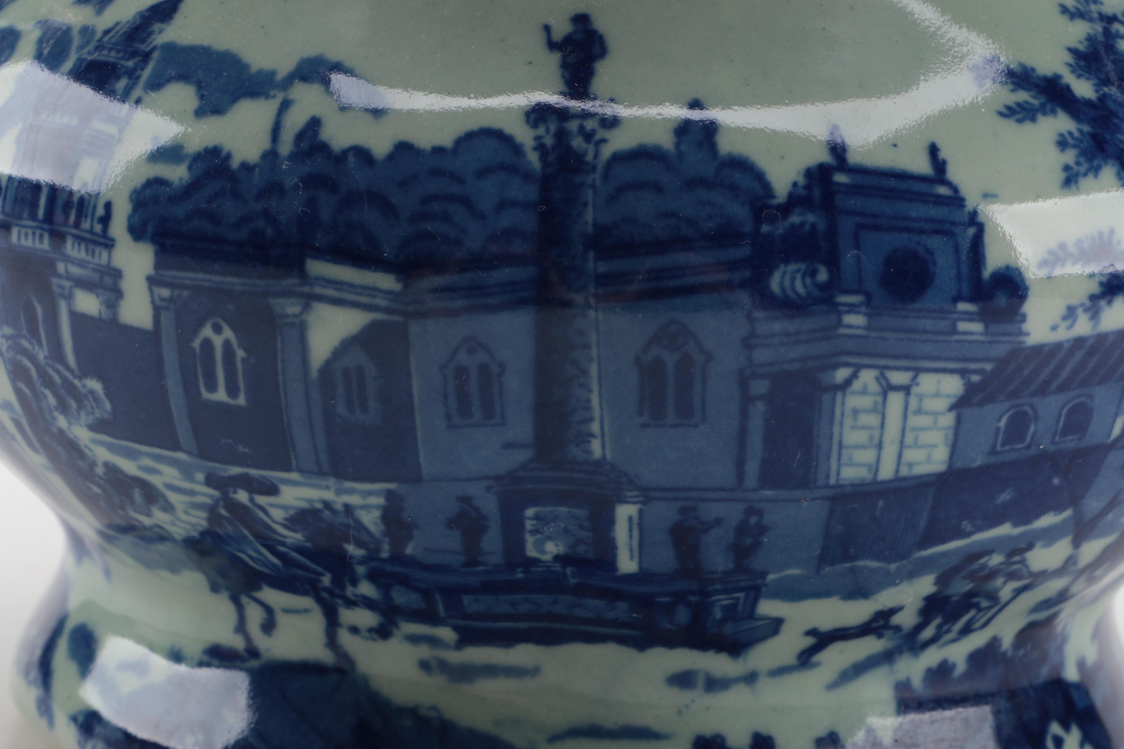 Blue and White Ceramic Vase