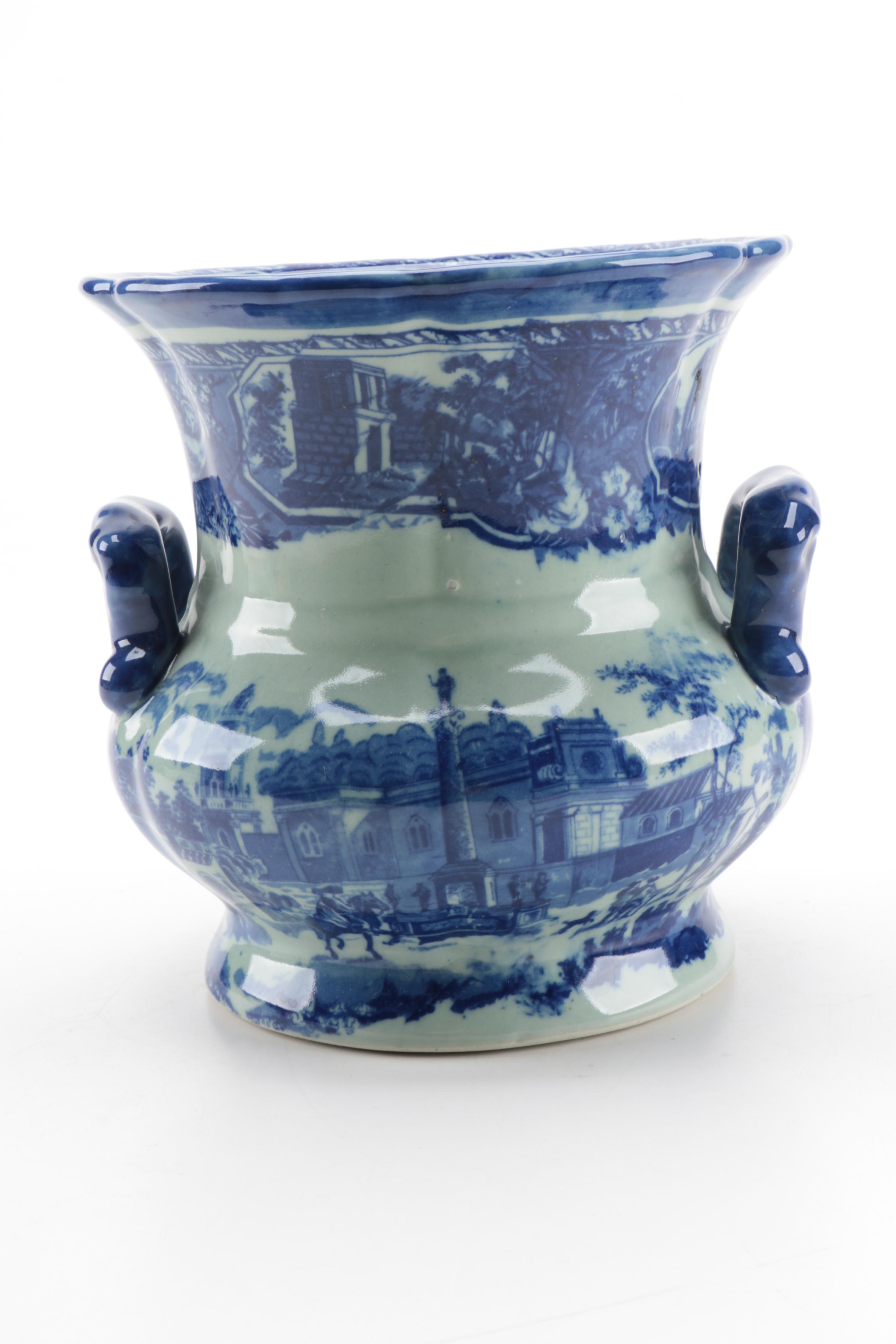 Blue and White Ceramic Vase