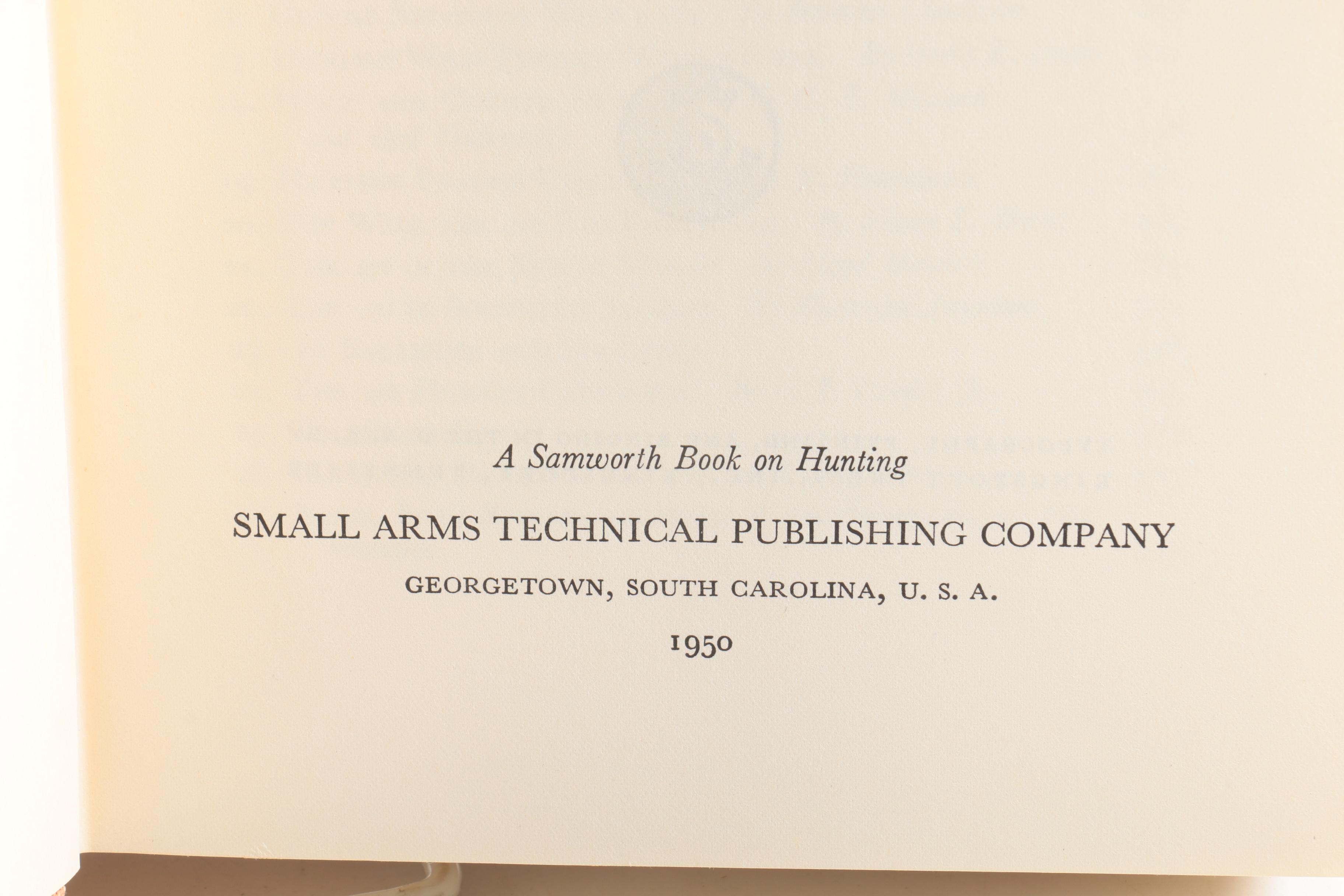 Books on Firearms Including 1947 "The Muzzle-Loading Cap Lock Rifle"