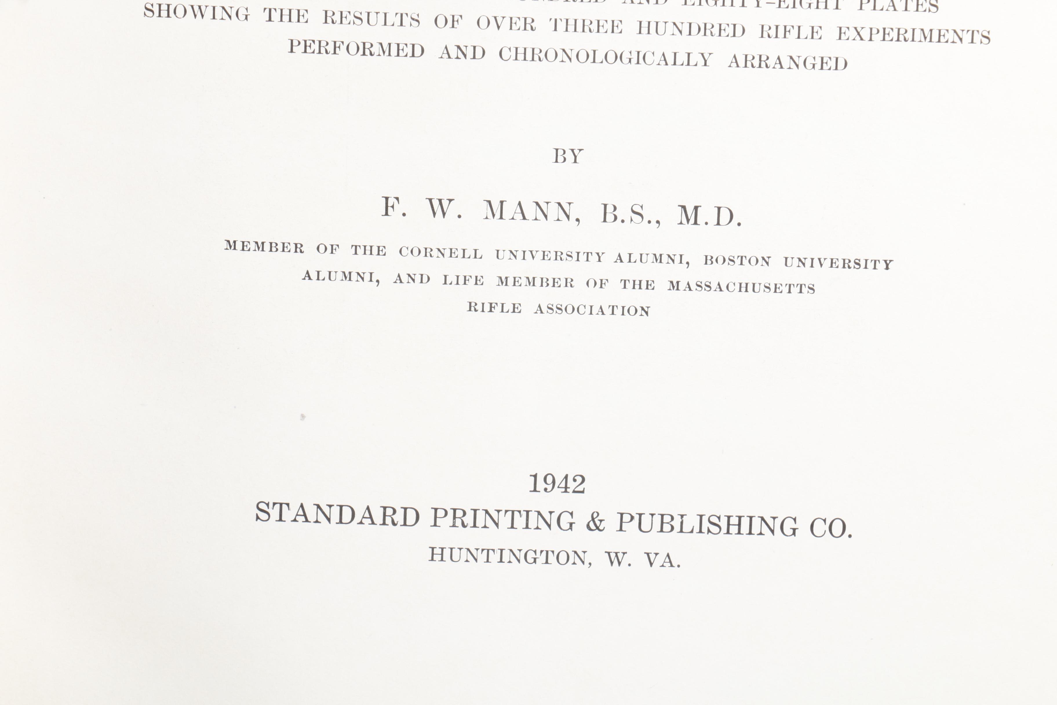 Books on Firearms Including 1947 "The Muzzle-Loading Cap Lock Rifle"