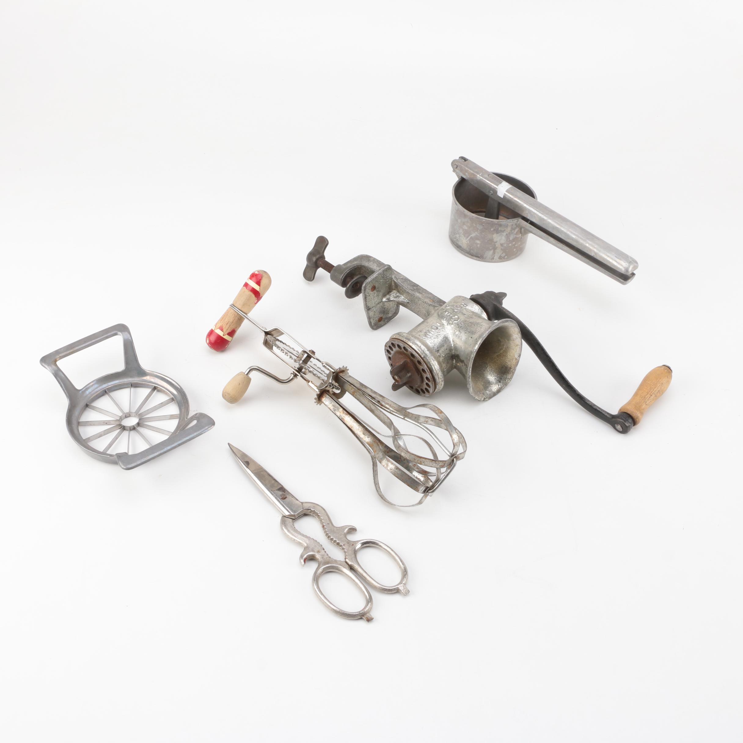 Collection of Antique Kitchenalia