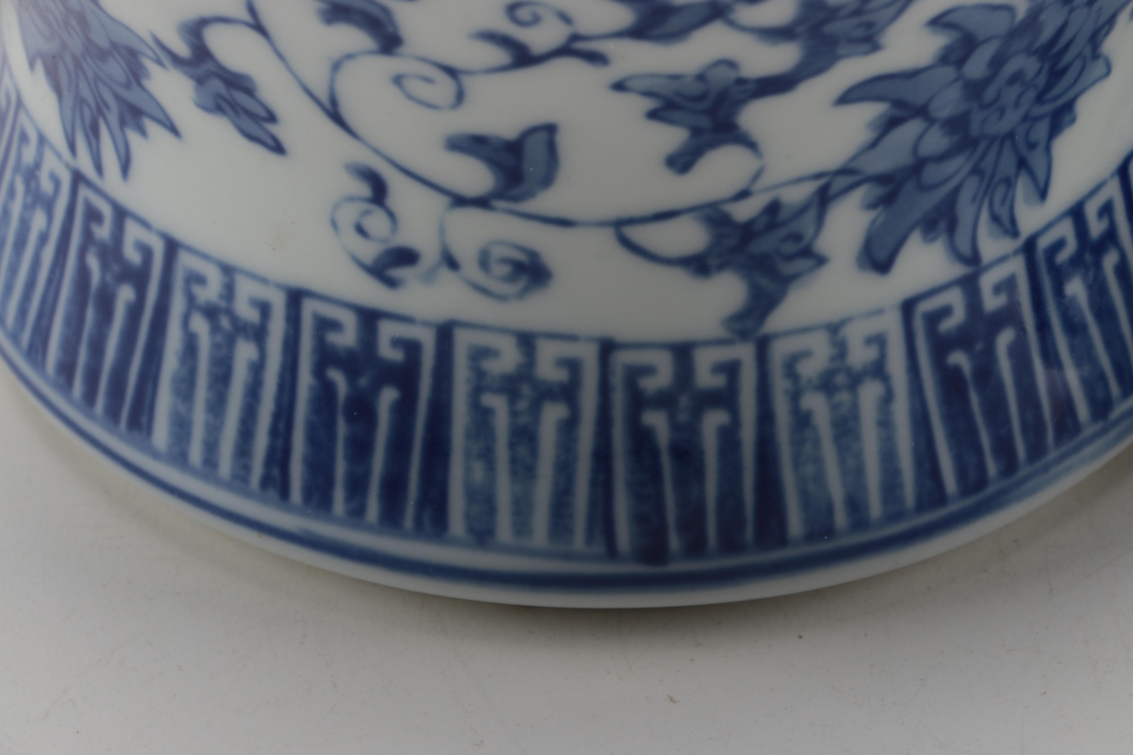 Blue and White Ceramic Ginger Jar and Trinket Box