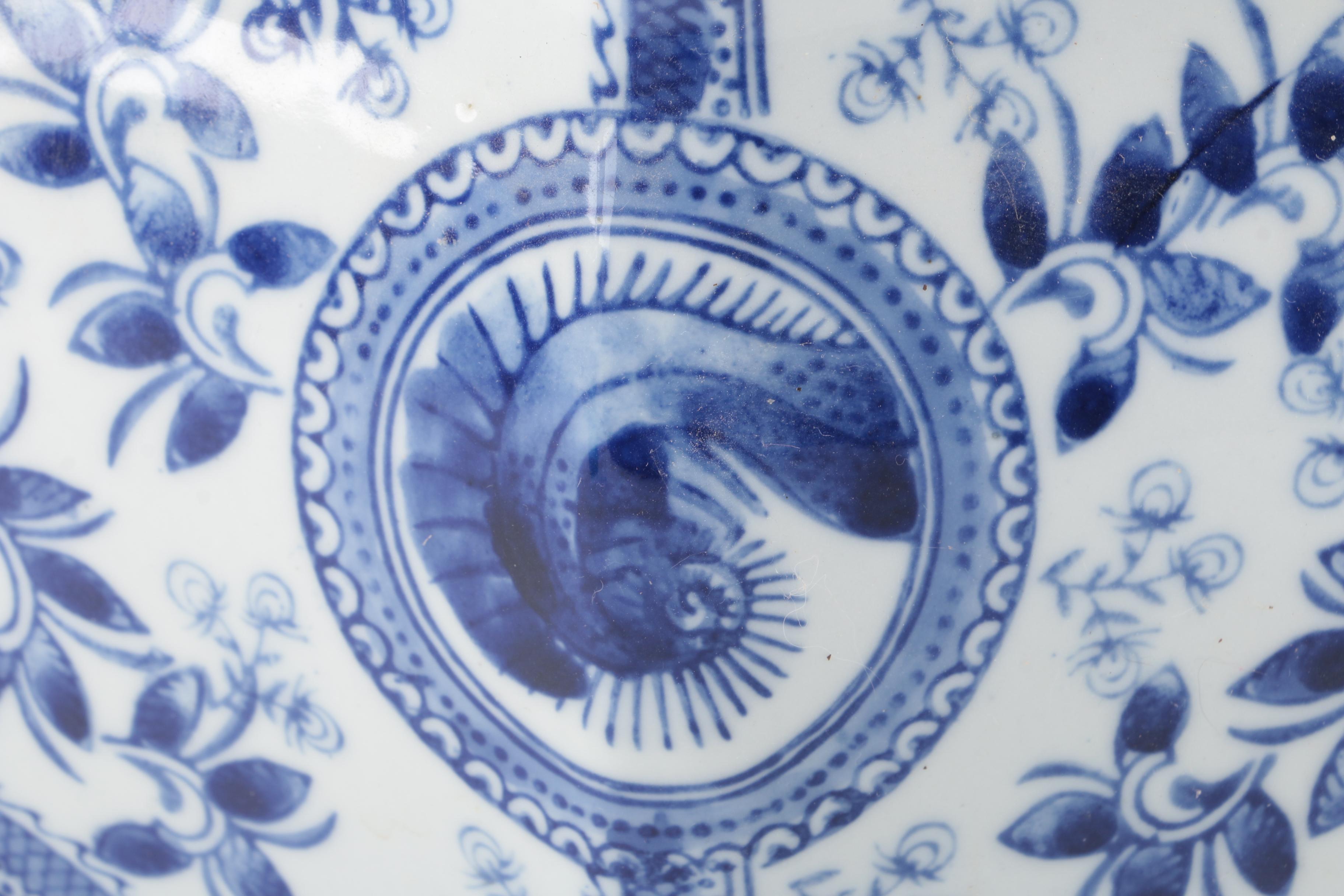 Blue and White Planters