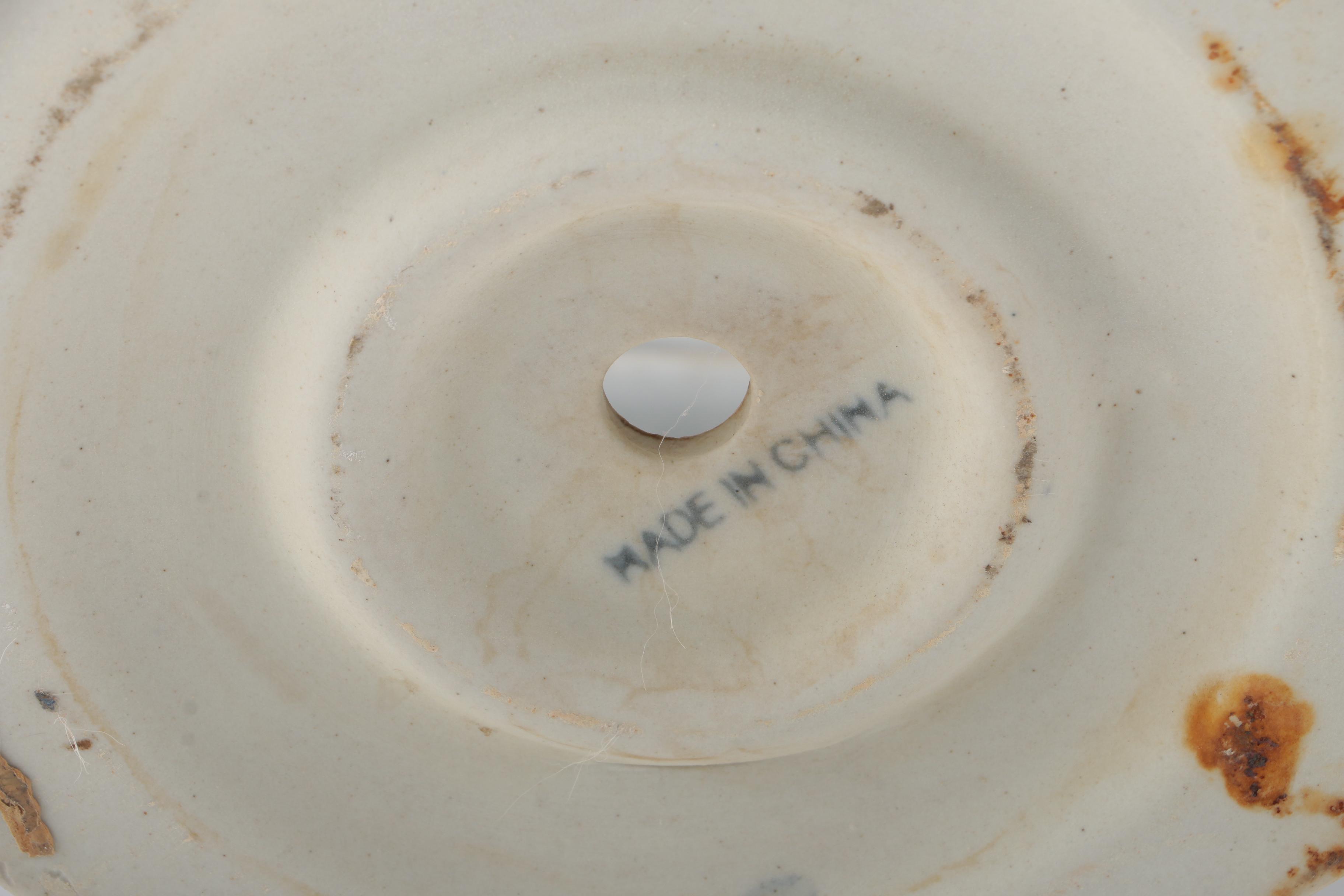 Blue and White Planters