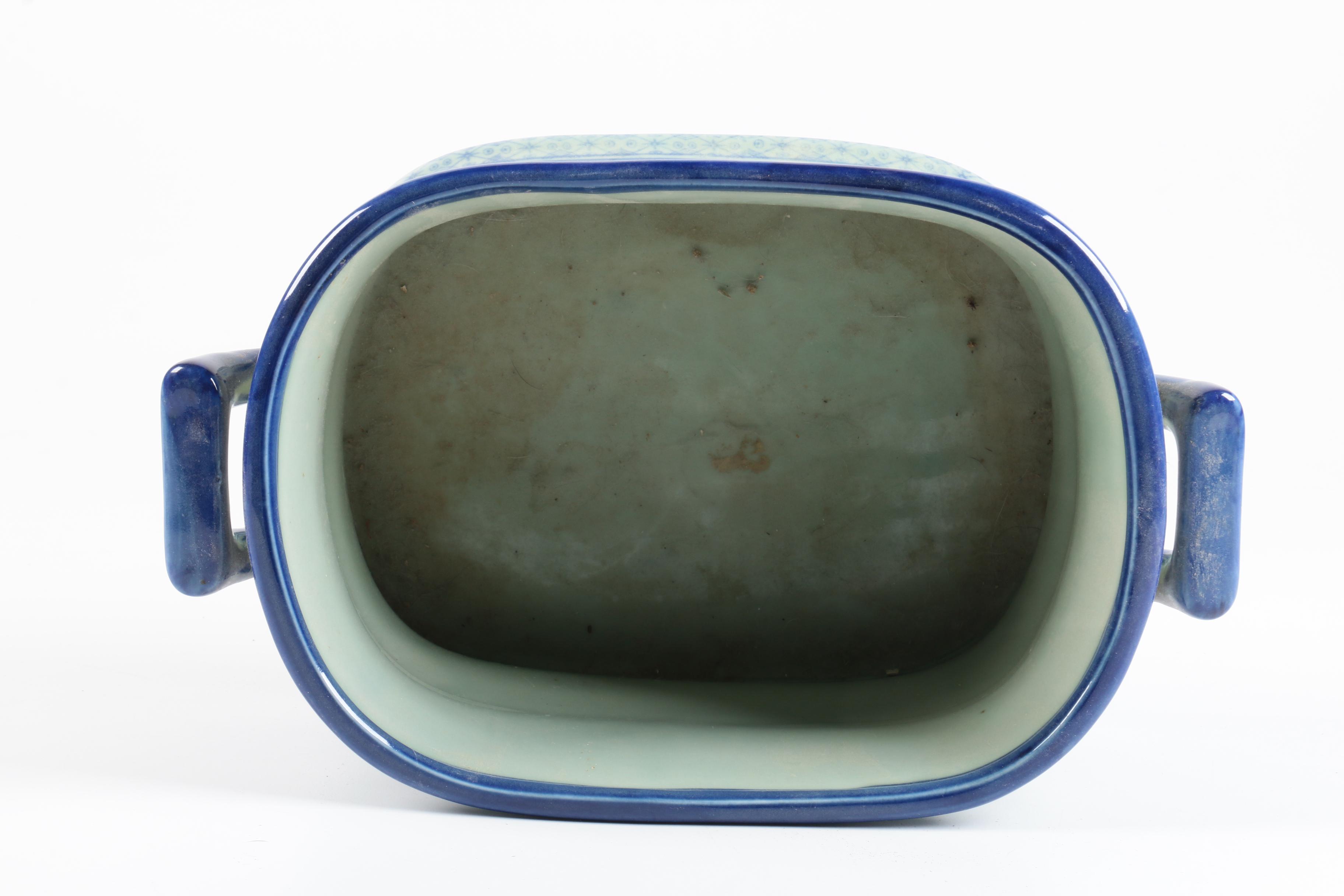 Chinese Vintage Blue and White Planters