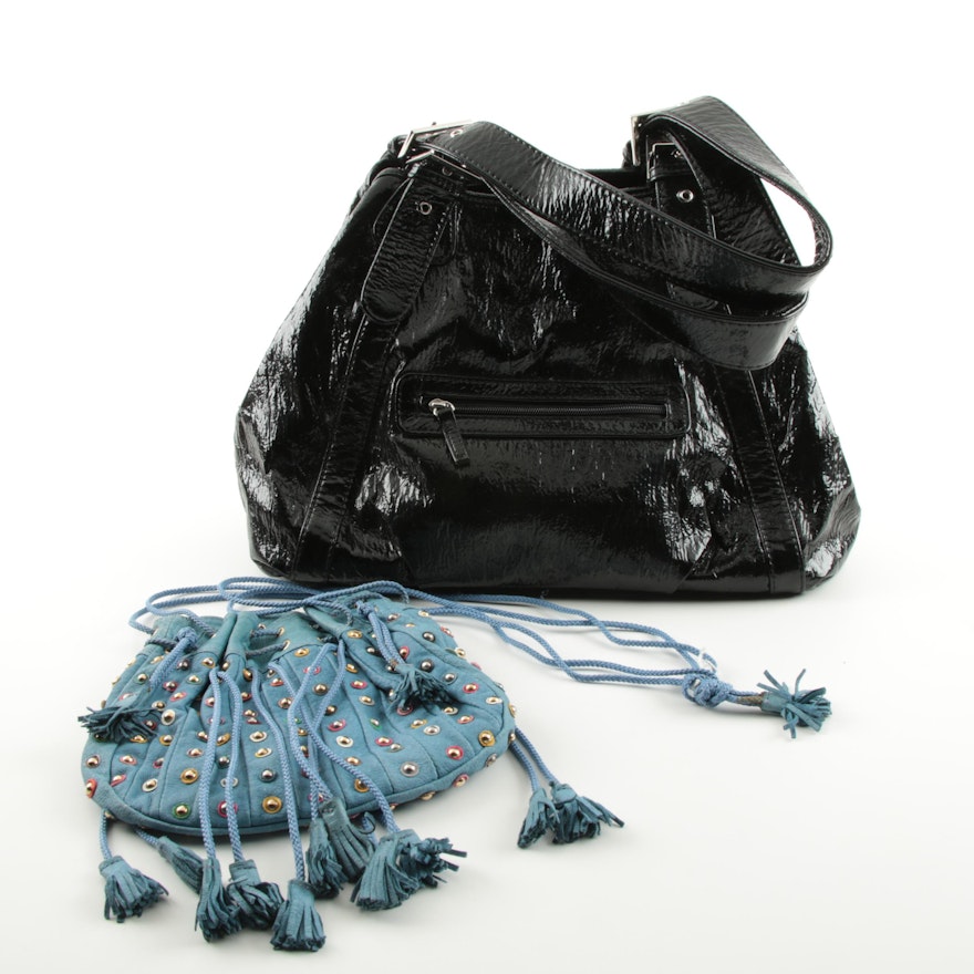 I.Magnin and Big Buddha Leather Handbags