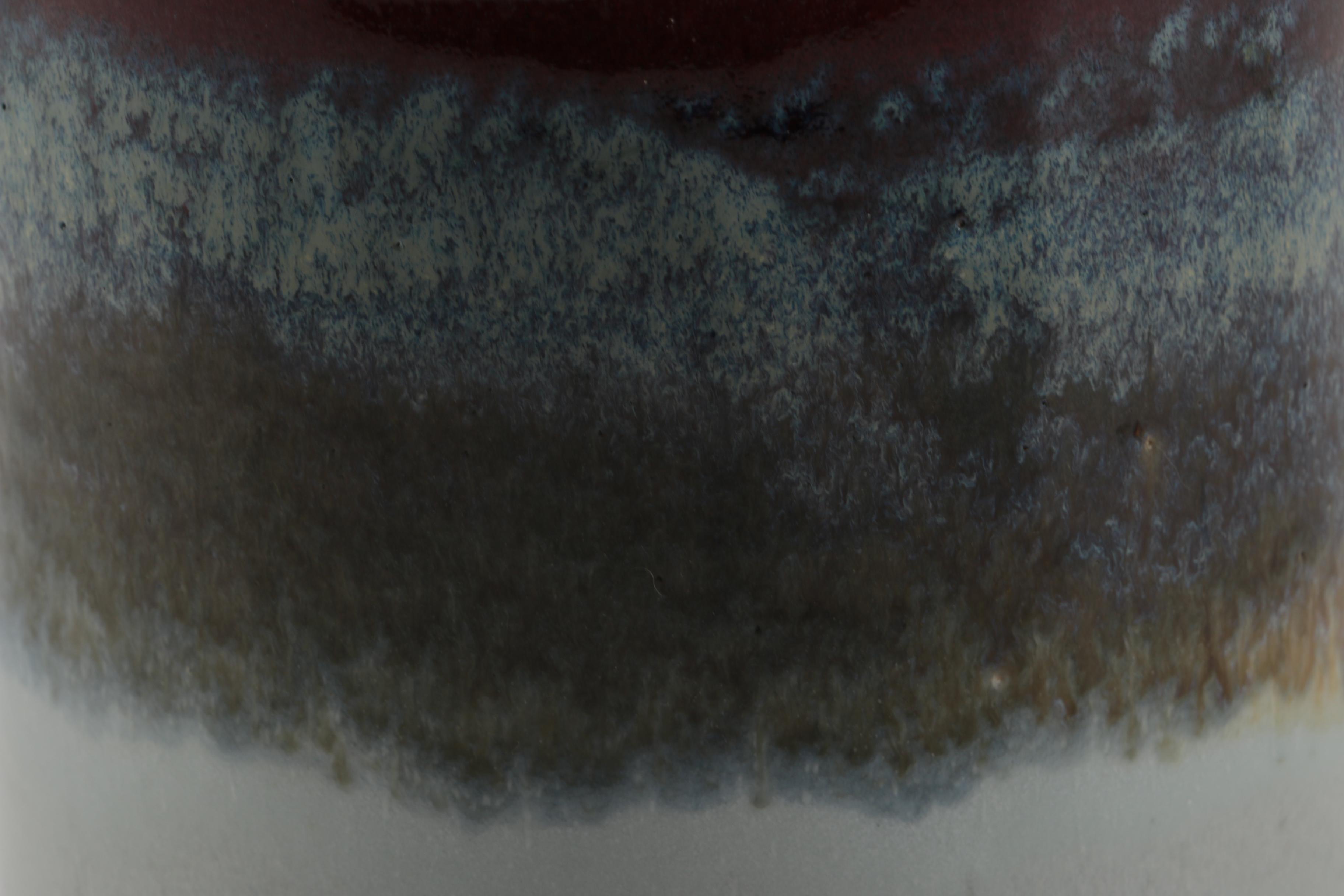 Signed Hand Thrown Stoneware Utensil Crock