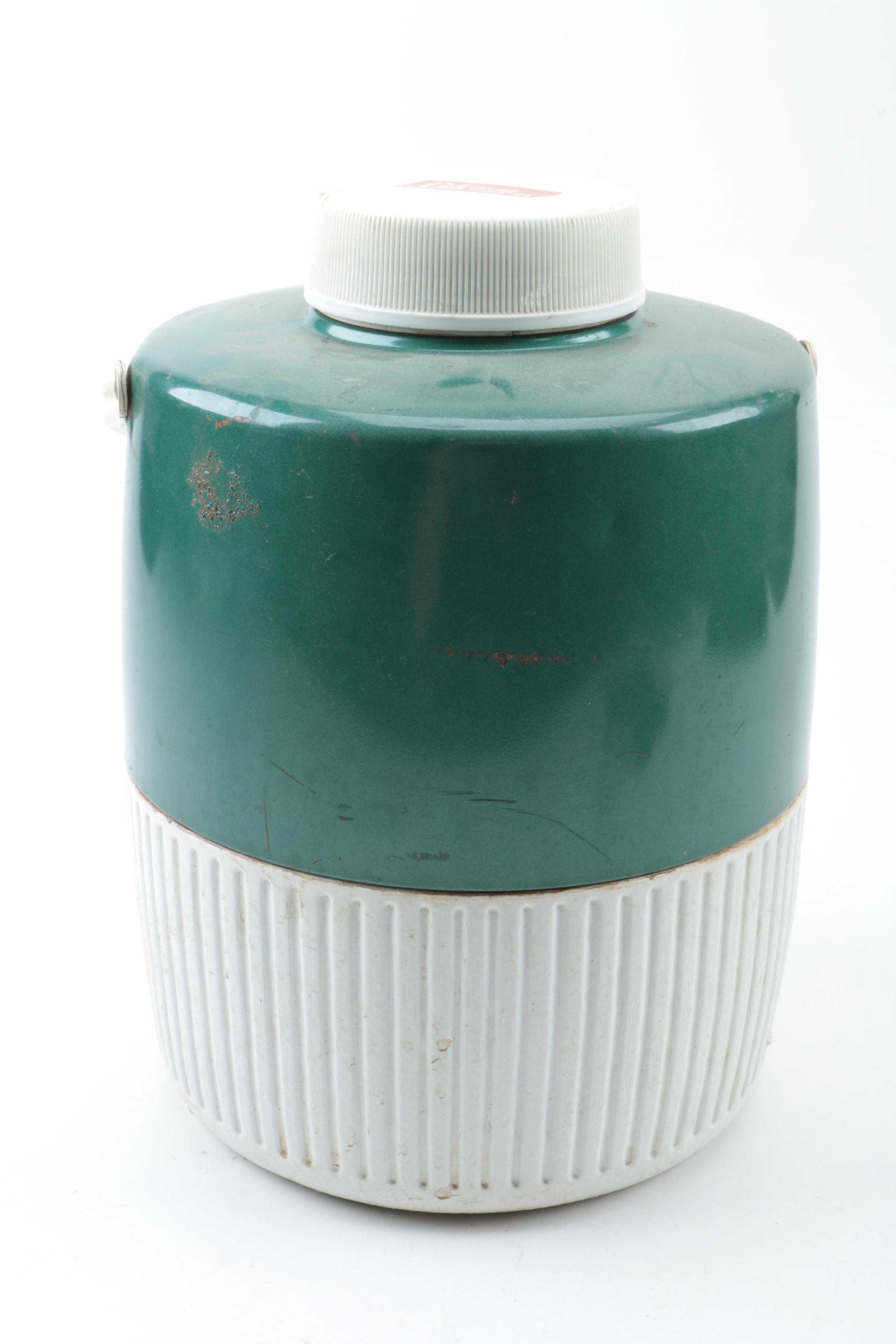 Vintage Coleman Camping Cooler with Spigot