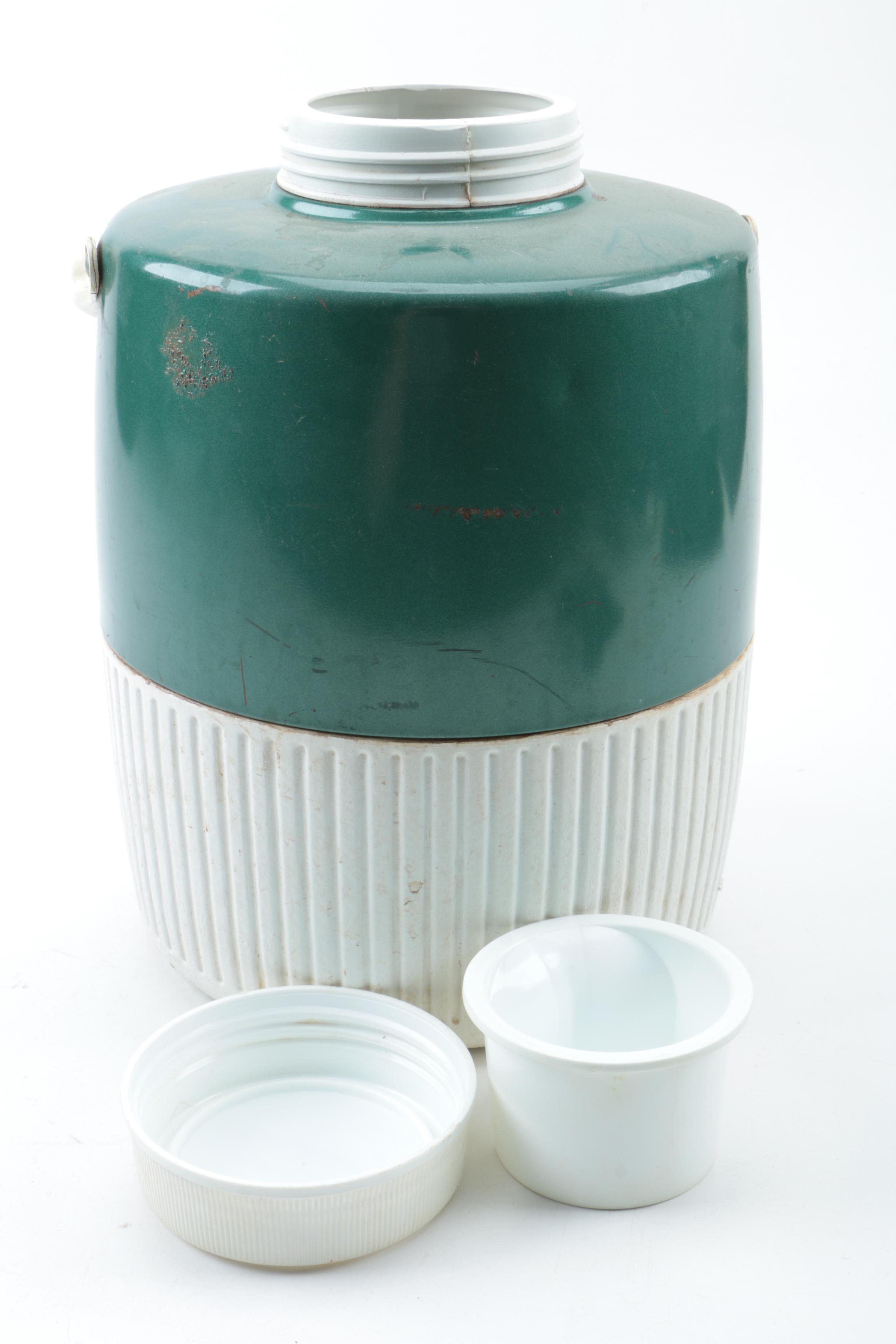 Vintage Coleman Camping Cooler with Spigot